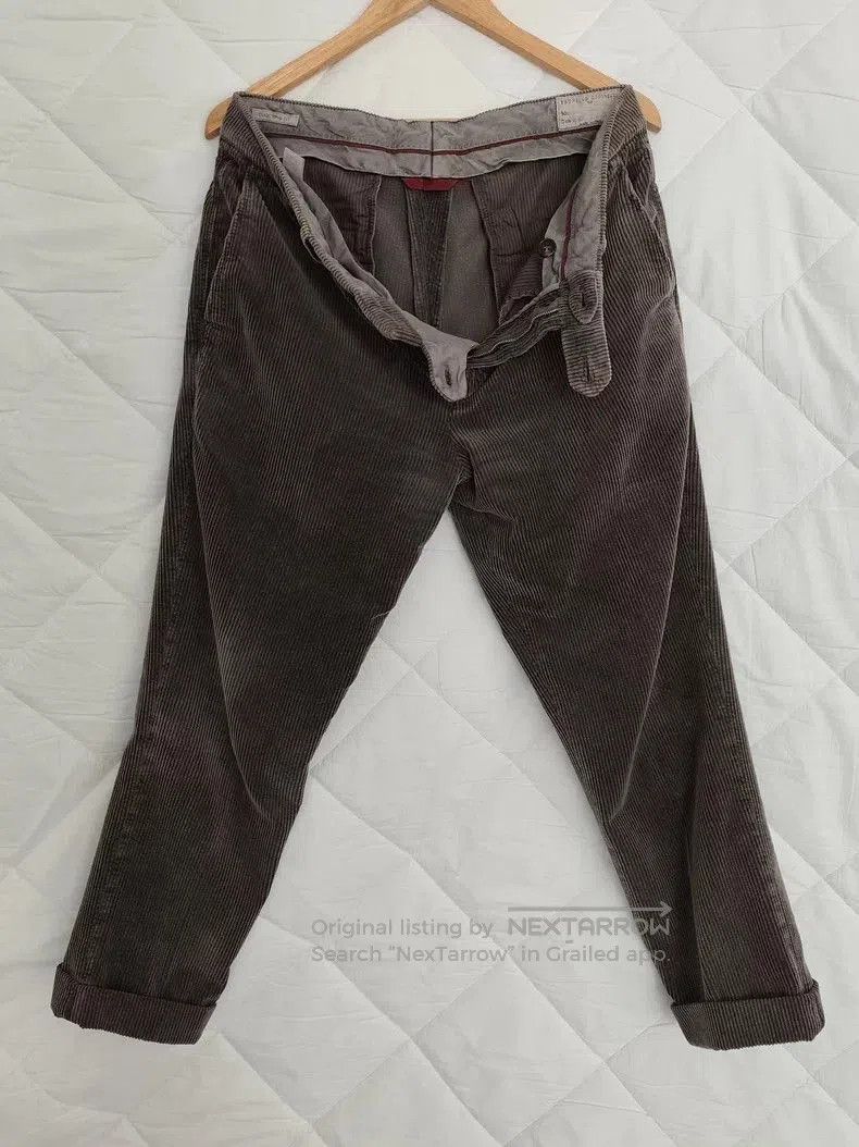 Brunello Cucinelli Brunello Cucinelli Gray Corduroy Casual Pants. Size US 32 / EU 48 - 1 Thumbnail
