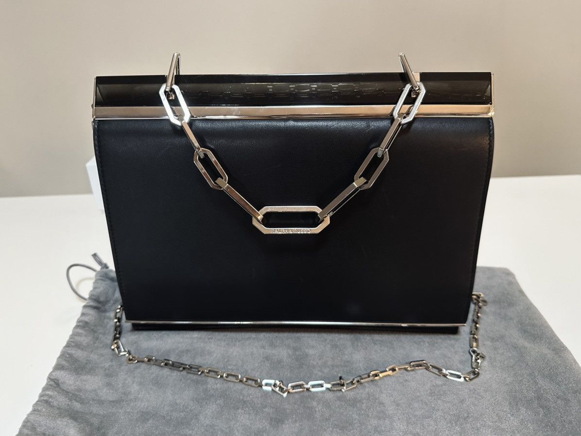 Ralph & Russo Ralph & Russo Empire bag - black leather designer bag Size ONE SIZE - 3 Thumbnail