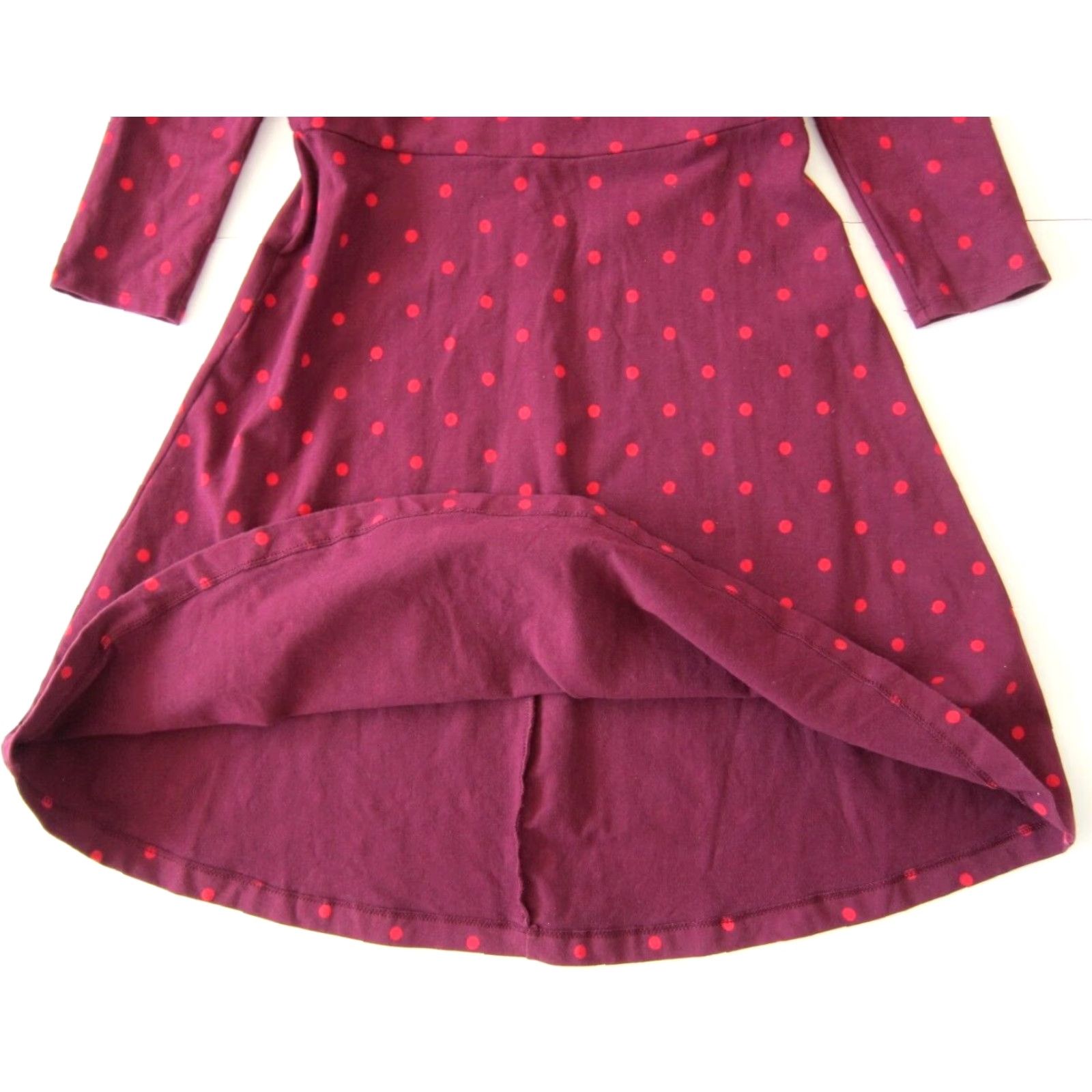 Old Navy Old Navy Pink Polka Dot Stretch 3/4 Sleeve Sheath Empire Dress M Size M / US 6-8 / IT 42-44 - 7 Thumbnail
