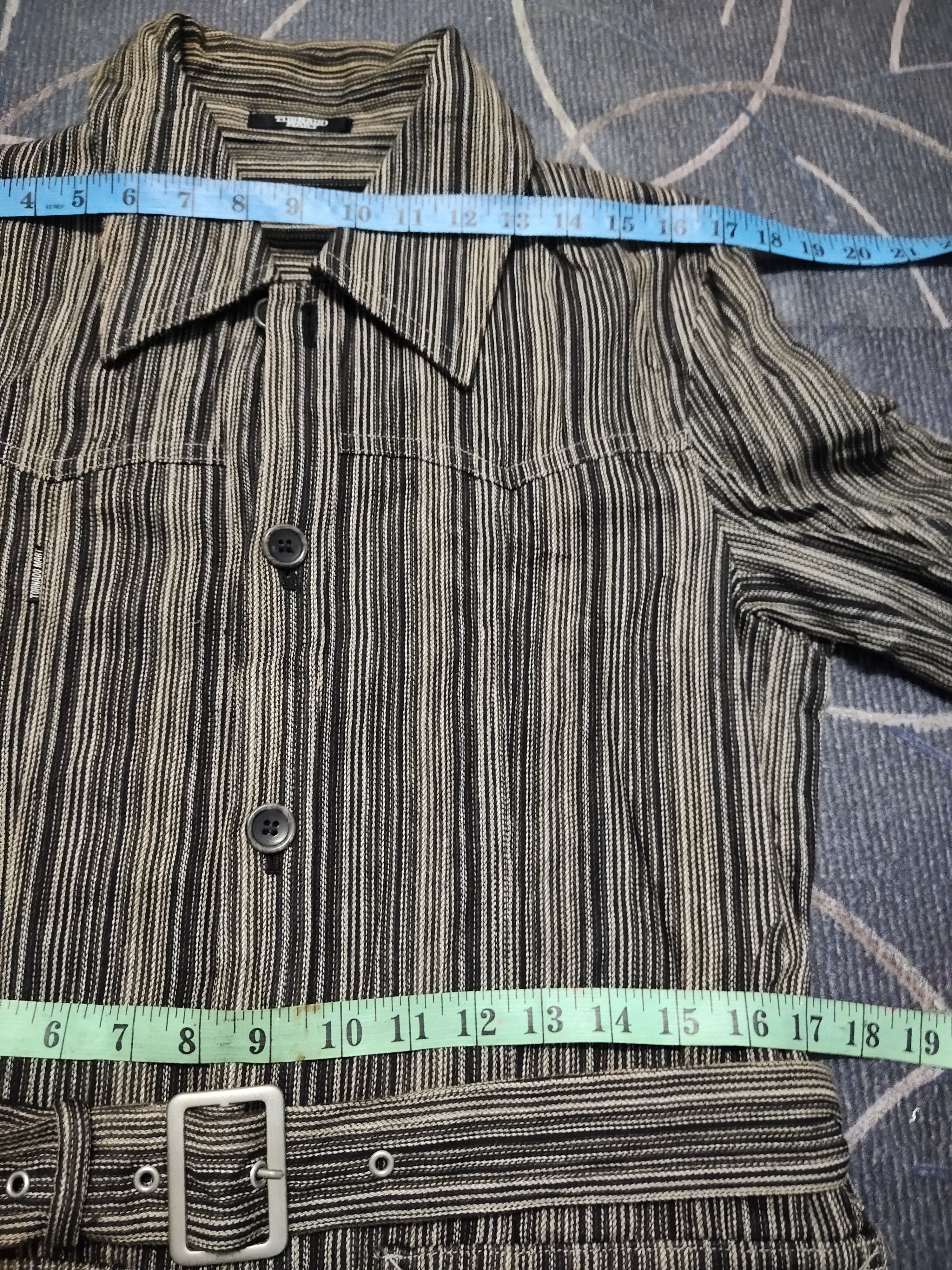20471120 × Japanese Brand × Tornado Mart Tornado Mart Hard Cotton Denim Jacket Size L / US 10 / IT 46 - 11 Thumbnail