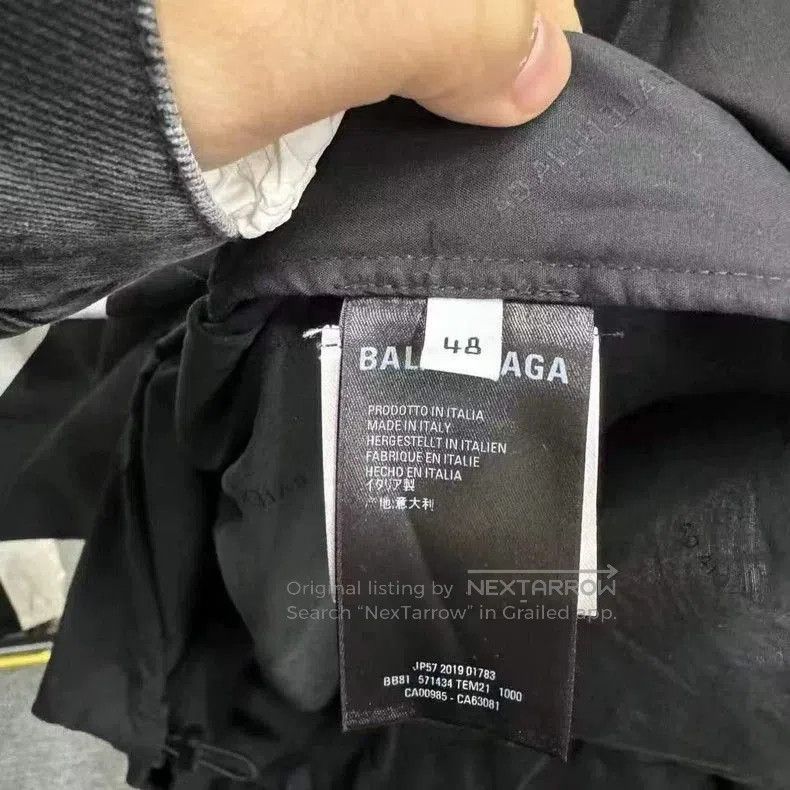 Balenciaga Balenciaga Black White Windbreaker. Size US M / EU 48-50 / 2 - 3 Thumbnail