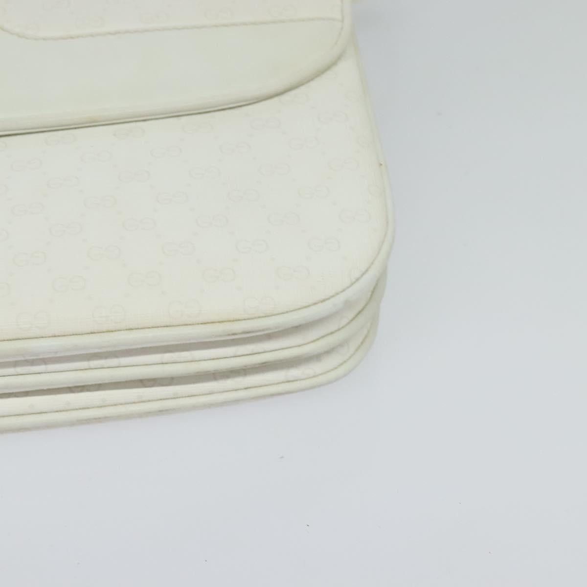 Gucci GUCCI Micro GG Supreme Shoulder Bag Pvc White Gold 004 106 Size ONE SIZE - 10 Thumbnail