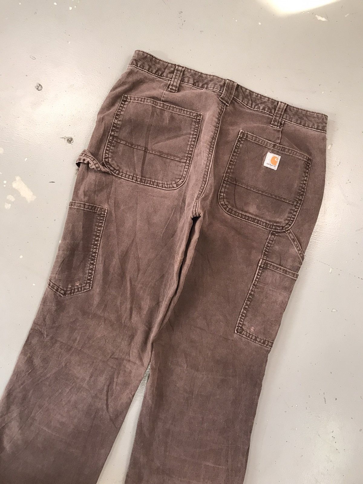 Carhartt × Vintage Vintage Carhartt b136 BRN double knee denim Size US 30 / EU 46 - 12 Thumbnail