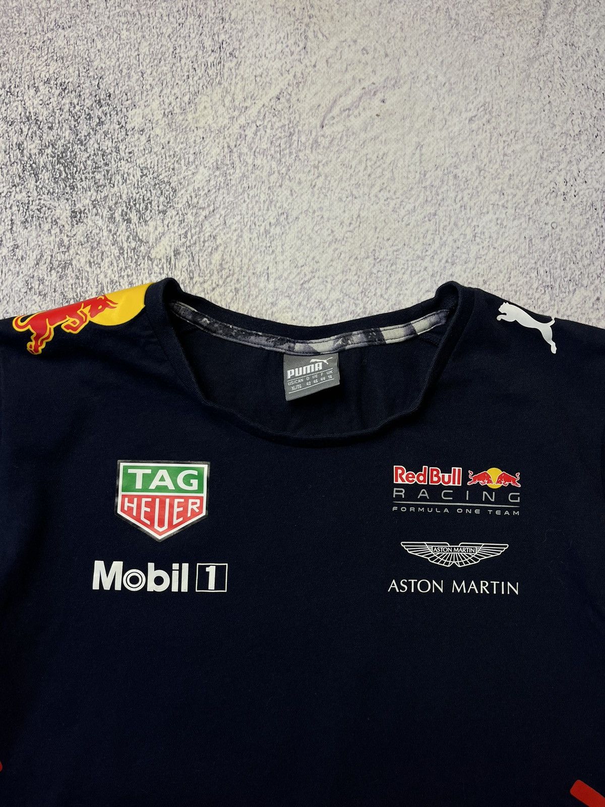 Puma × Red Bull Vintage Puma Red Bull Infiniti F1 Racing Polo T-Shirt Y2K Size XL / US 12-14 / IT 48-50 - 8 Thumbnail