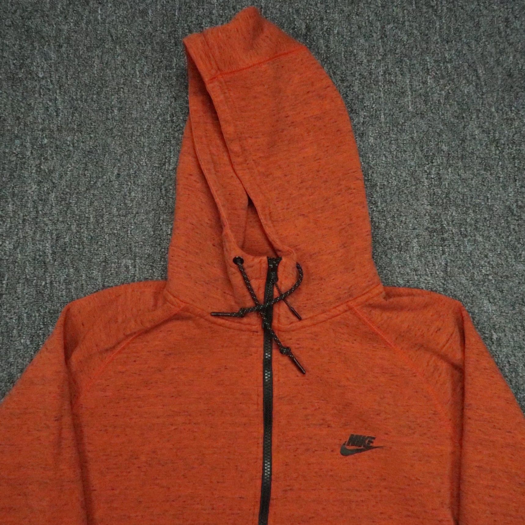 Nike Nike Hoodie Men XL Orange Full Zip Fleece Tech AW77 Sportswear Mens Size US XL / EU 56 / 4 - 2 Thumbnail