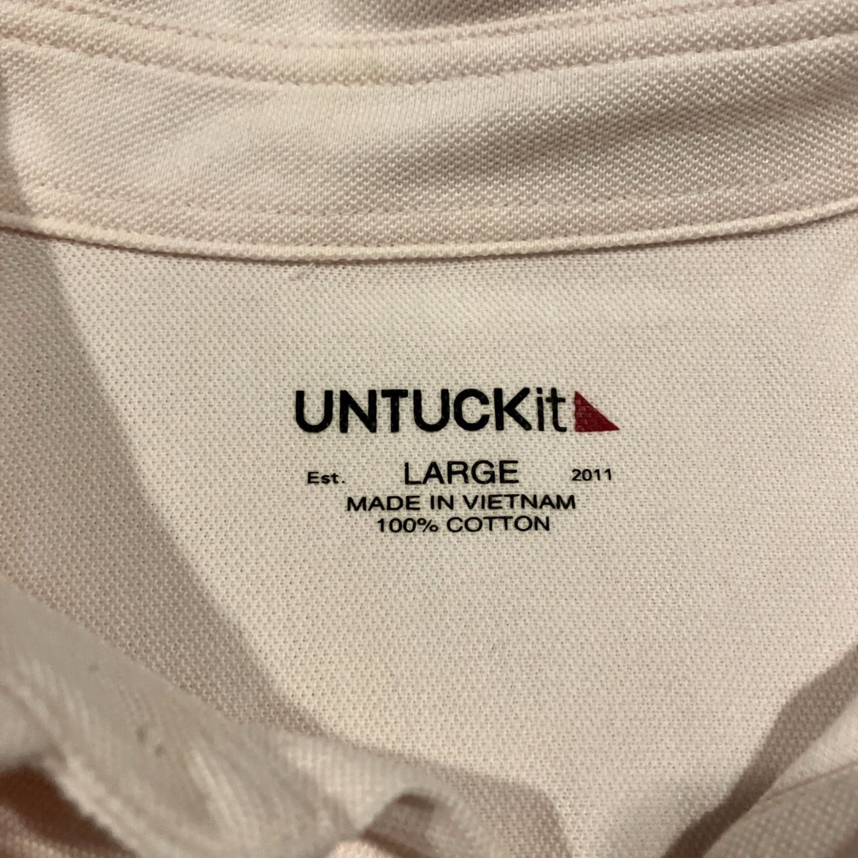 UNTUCKit UNTUCKit Shirt Large Pink Cotton Long Sleeve Button Down Beautiful 100% Size US L / EU 52-54 / 3 - 3 Thumbnail