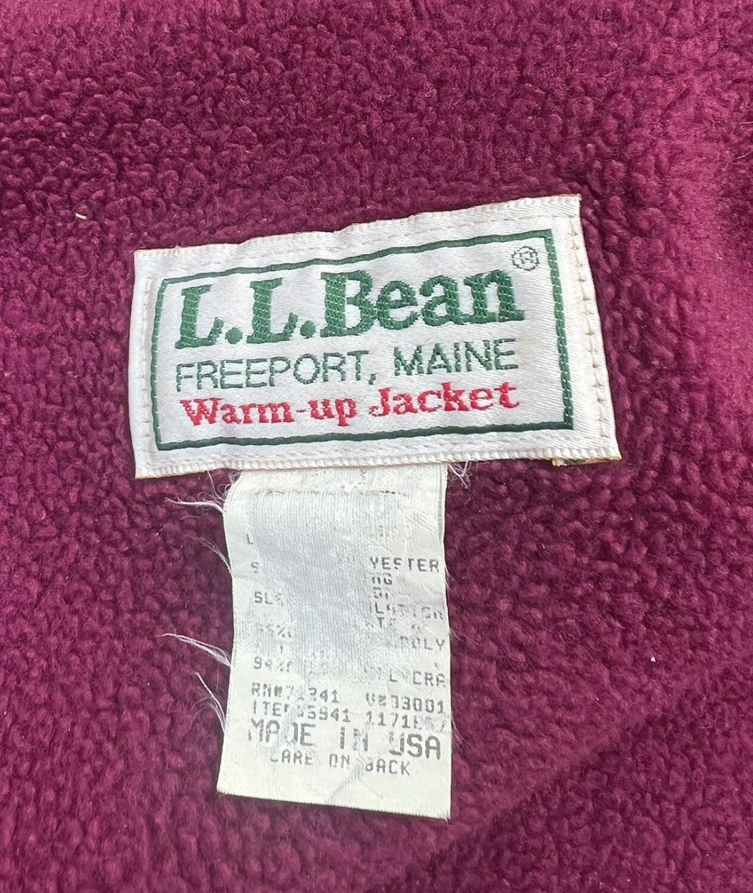 L.L. Bean Vintage 80s L.L. Bean Warm-Up Jacket Size US L / EU 52-54 / 3 - 23 Thumbnail