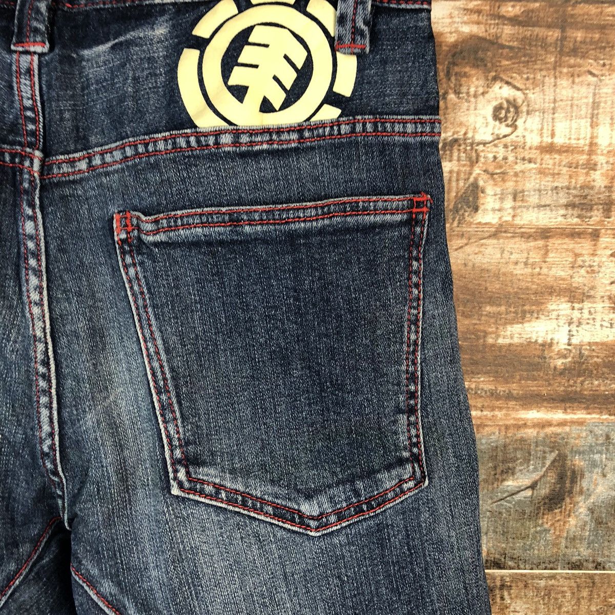 Element × Vintage DLL Element Blue selvedge Denim Pants #C122 Size US 30 / EU 46 - 16 Thumbnail