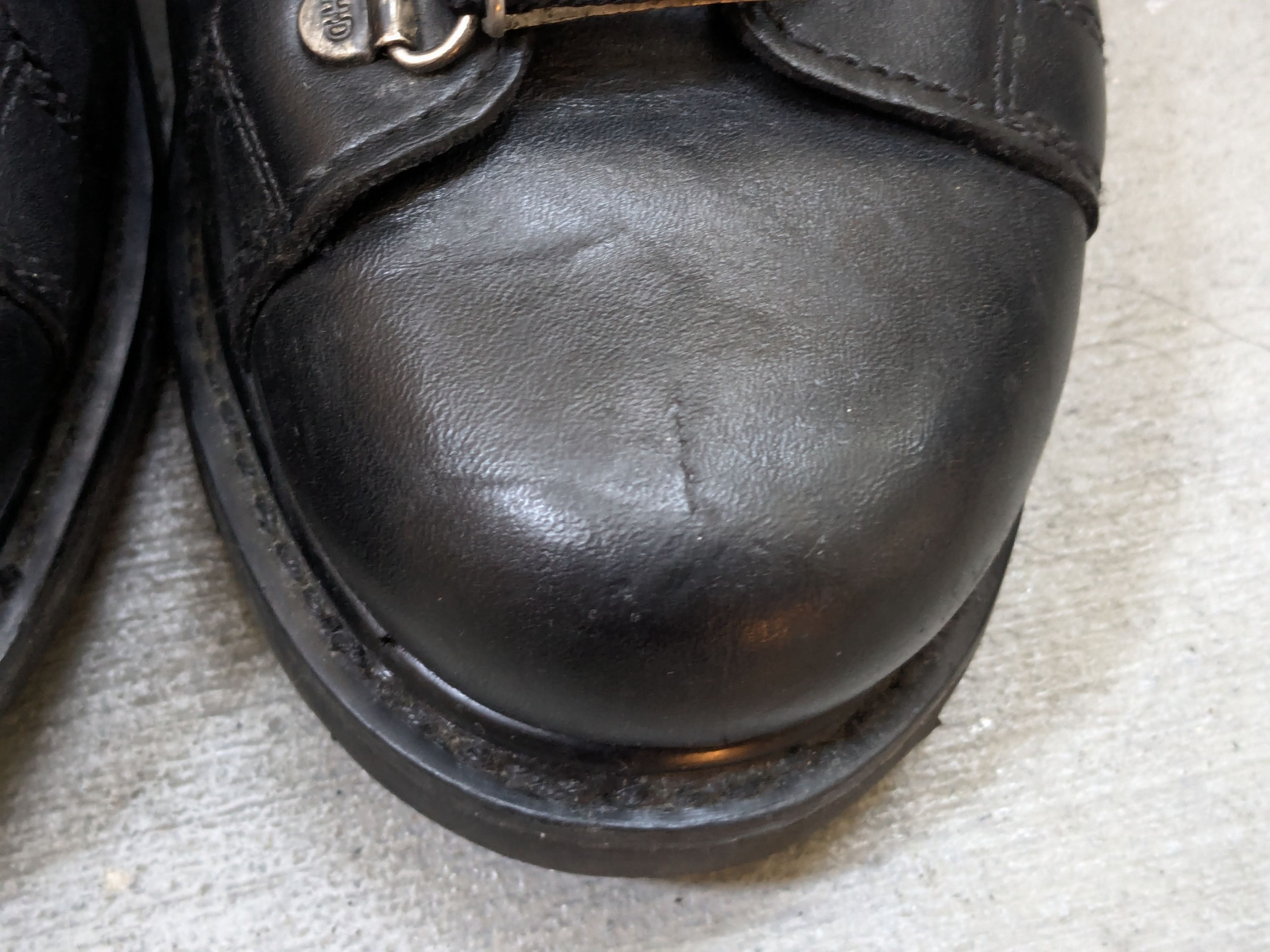 Genuine Leather Harley Davidson Biker Boots Size 10 Leather Black Biker Size US 10 / EU 43 - 3 Thumbnail