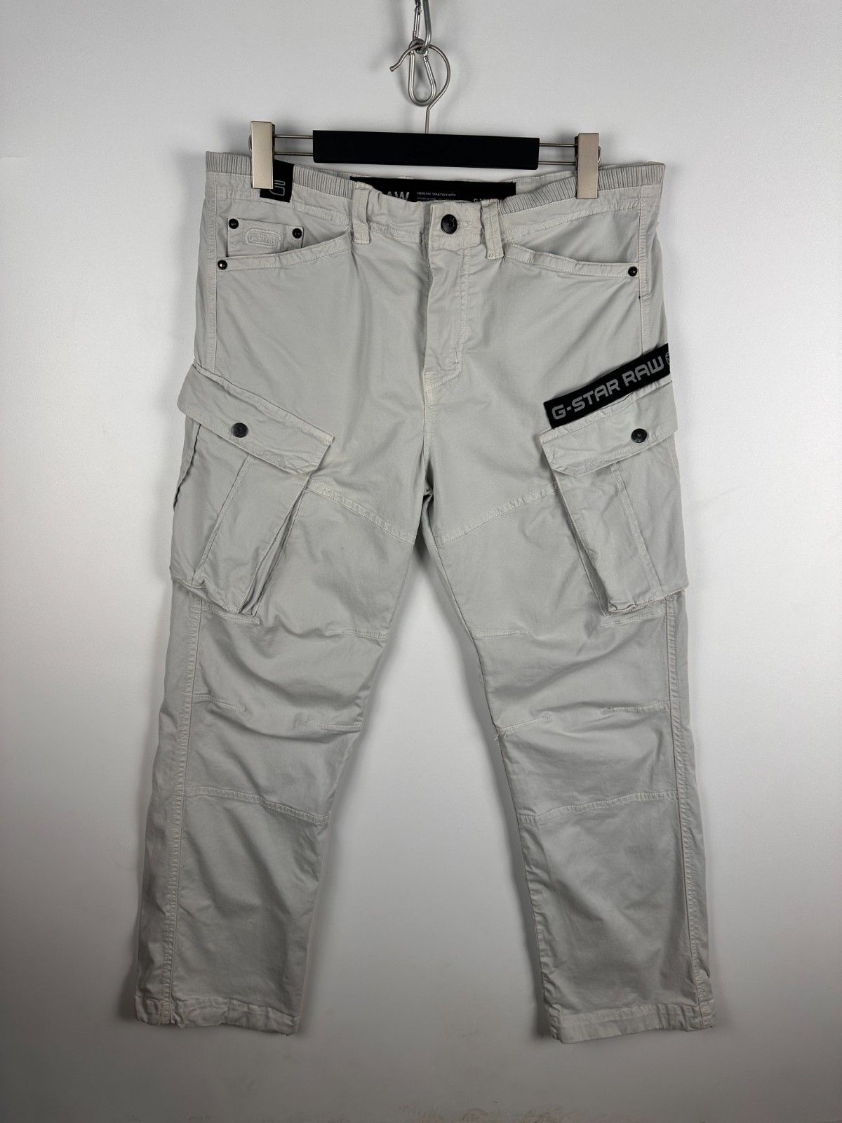 G-Star G-Star Raw 3d Cargo Pants Multi Pocket Military Size L Gray Size US 34 / EU 50 - 1 Thumbnail