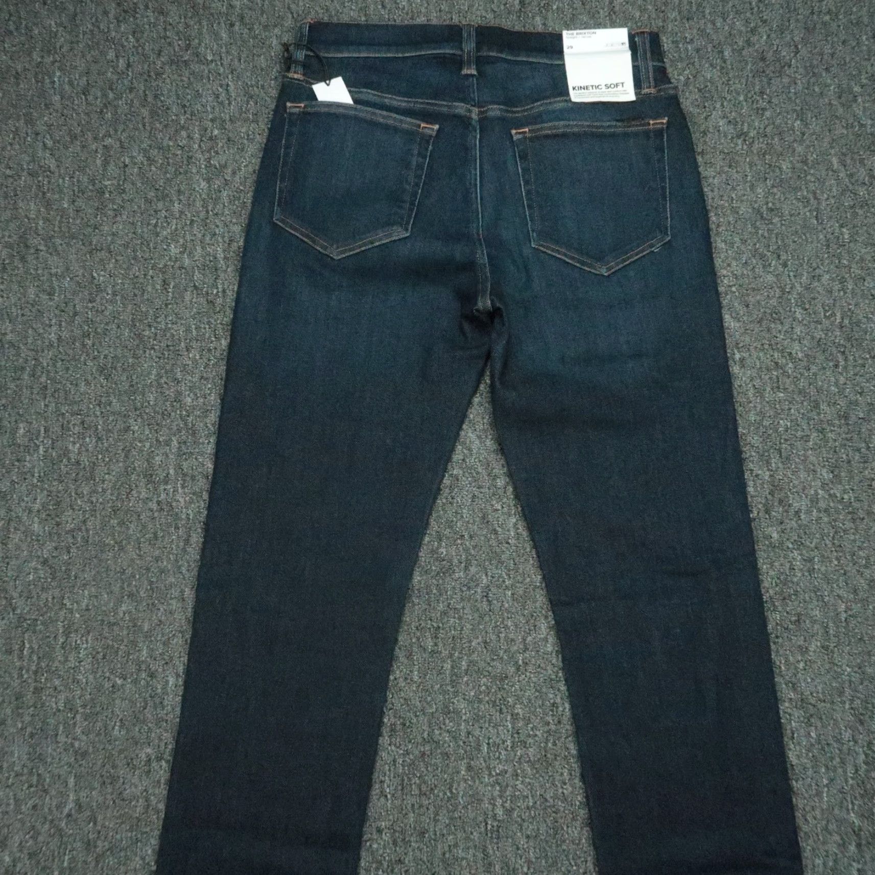 Vintage VINTAGE? No — Joe's Jeans Men 29x34 Blue The Brixton Straight Narrow Kinetic Soft Denim NWT Jeans Size US 29 - 4 Thumbnail