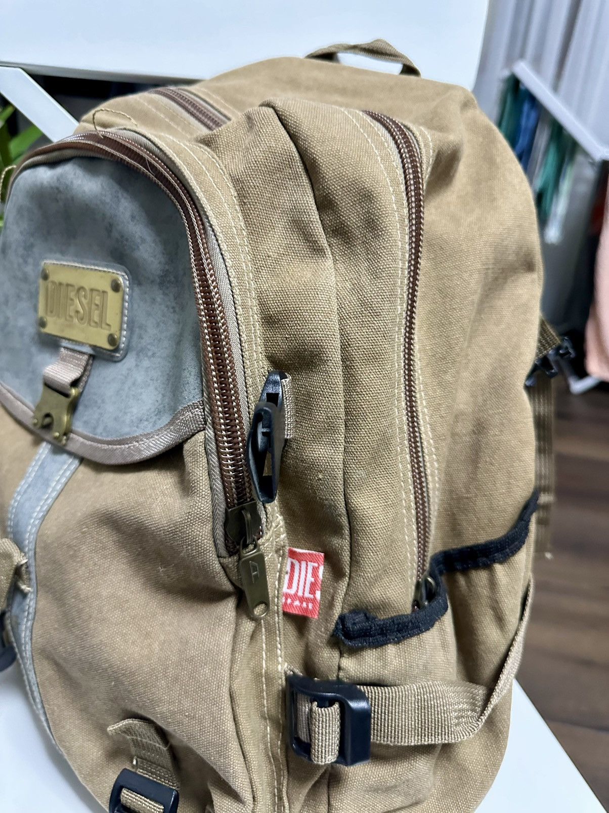 Diesel Vintage Diesel Bag Metal Logo Military Fit Size ONE SIZE - 10 Thumbnail