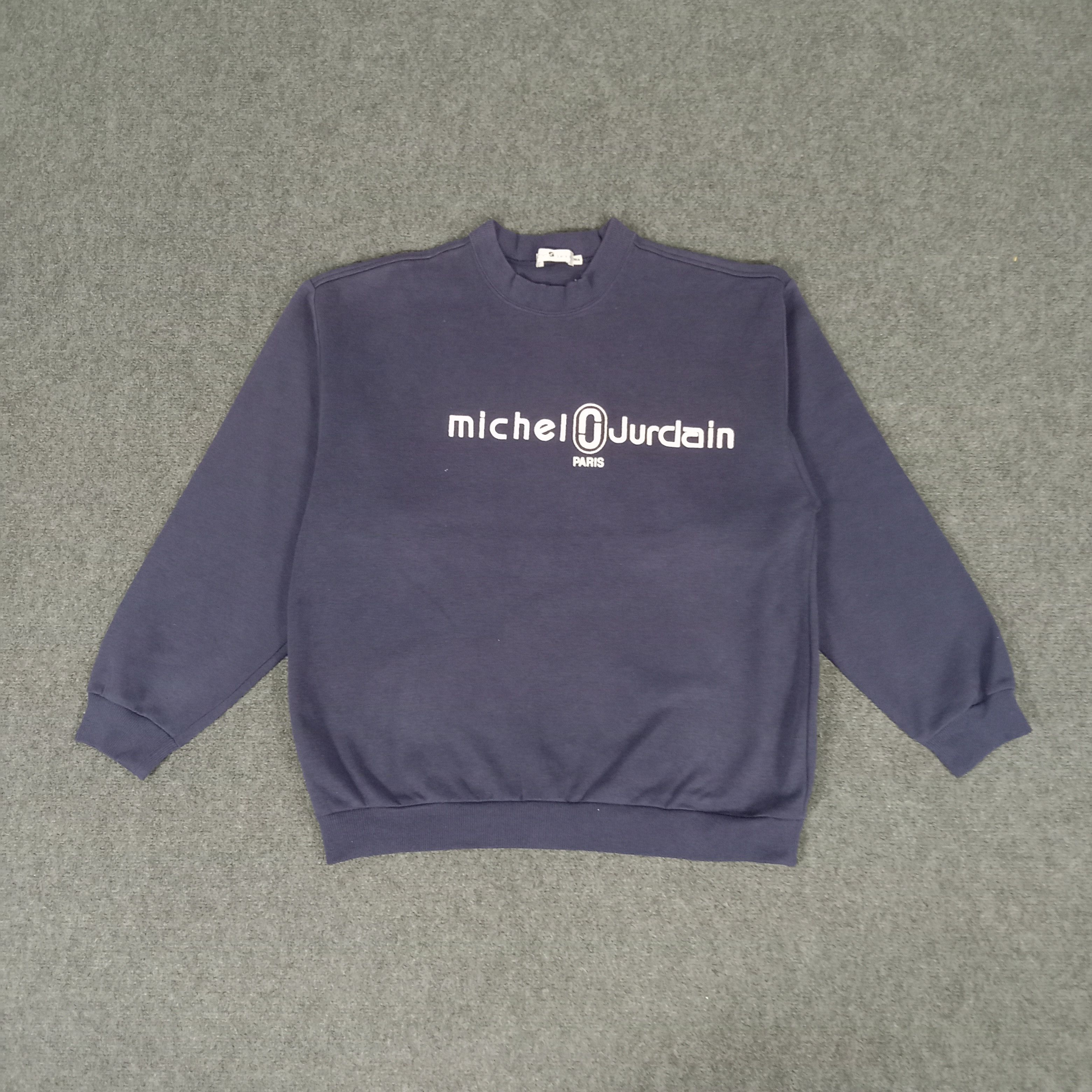 Vintage Michel Jurdain Paris Brand Sweatshirt Size US M / EU 48-50 / 2 - 1 Thumbnail