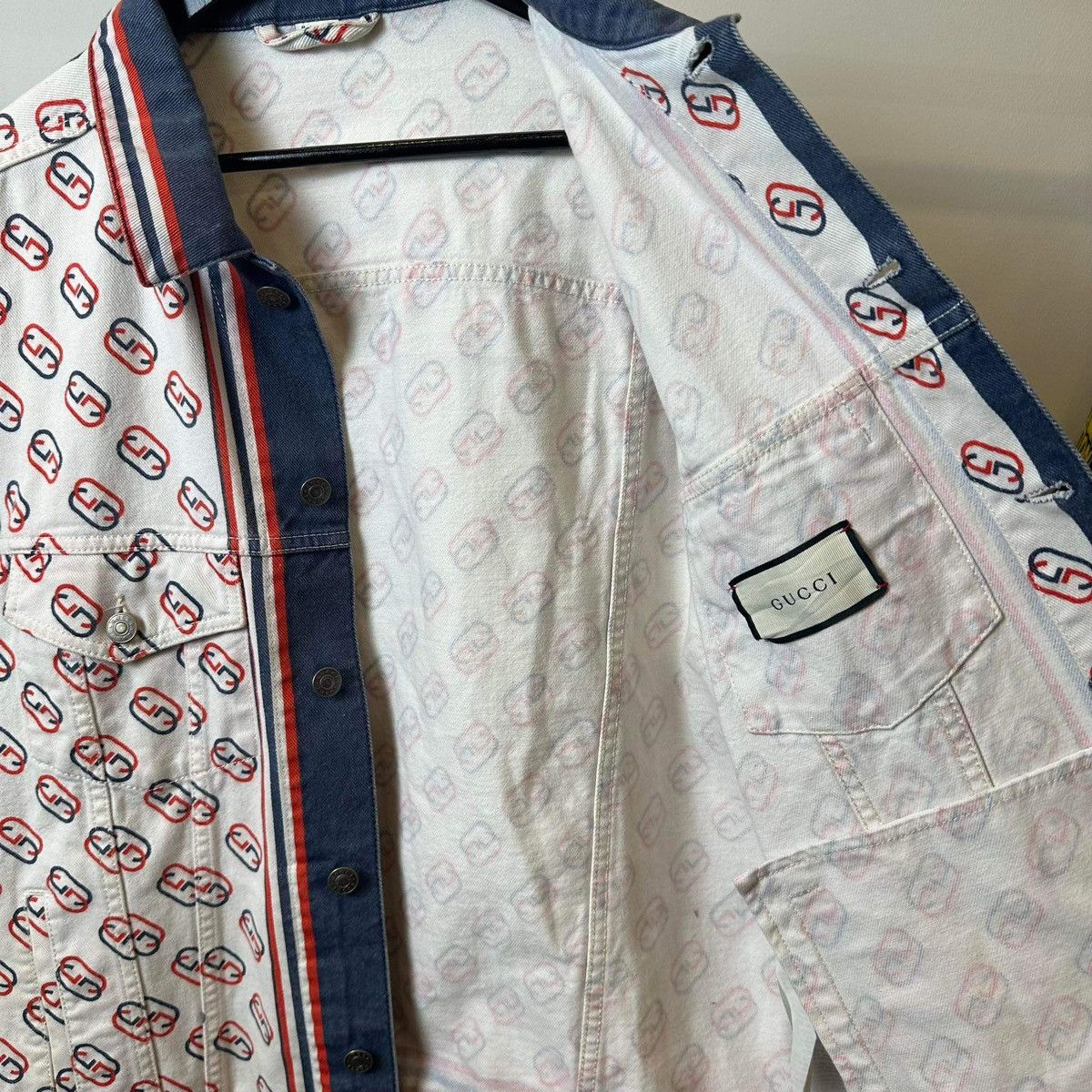 Gucci GUCCI MONOGRAM “GC” JEANS JACKET Size US M / EU 48-50 / 2 - 14 Thumbnail