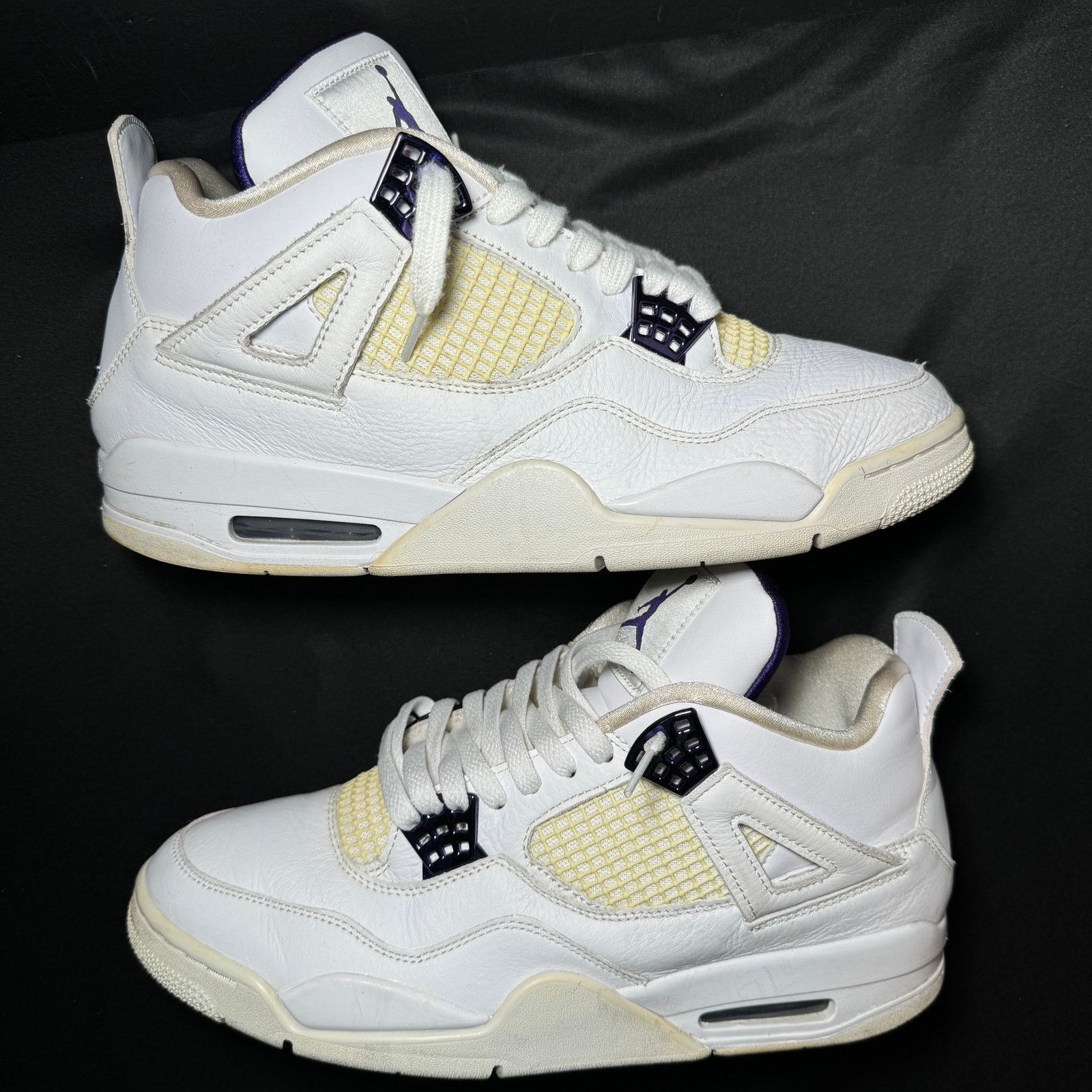 Jordan Brand × Nike Size 11 Nike Air Jordan 4 Retro Purple Metallic Men's Shoes Size US 11 / EU 44 - 2 Thumbnail
