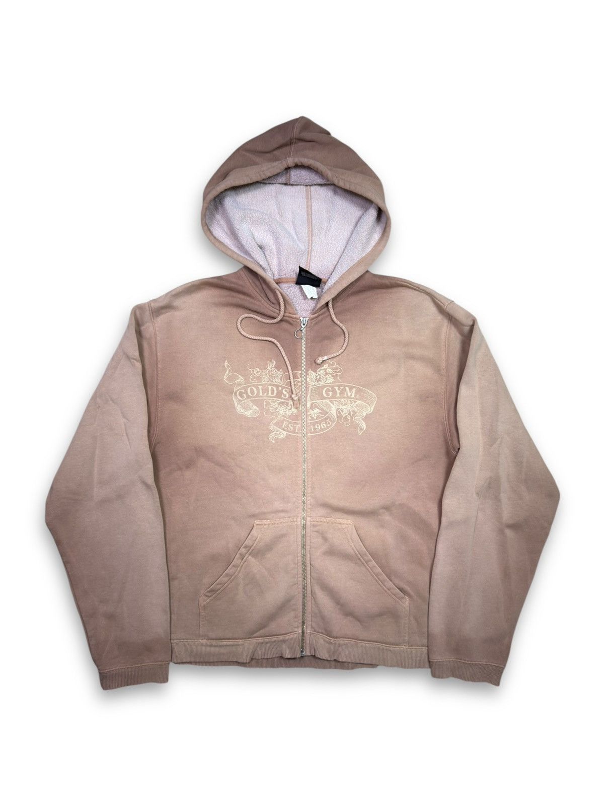 Other *RARE* VINTAGE 00s 90s Y2K GOLD’S GYM ZIP HOODIE HARDCORE Size US L / EU 52-54 / 3 - 1 Thumbnail