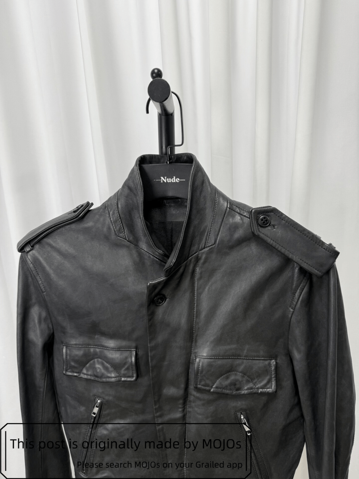 Ann Demeulemeester Ann Demeulemeester 06AW Leather Bike Jacket mojos12132053 Size US S / EU 44-46 / 1 - 4 Thumbnail
