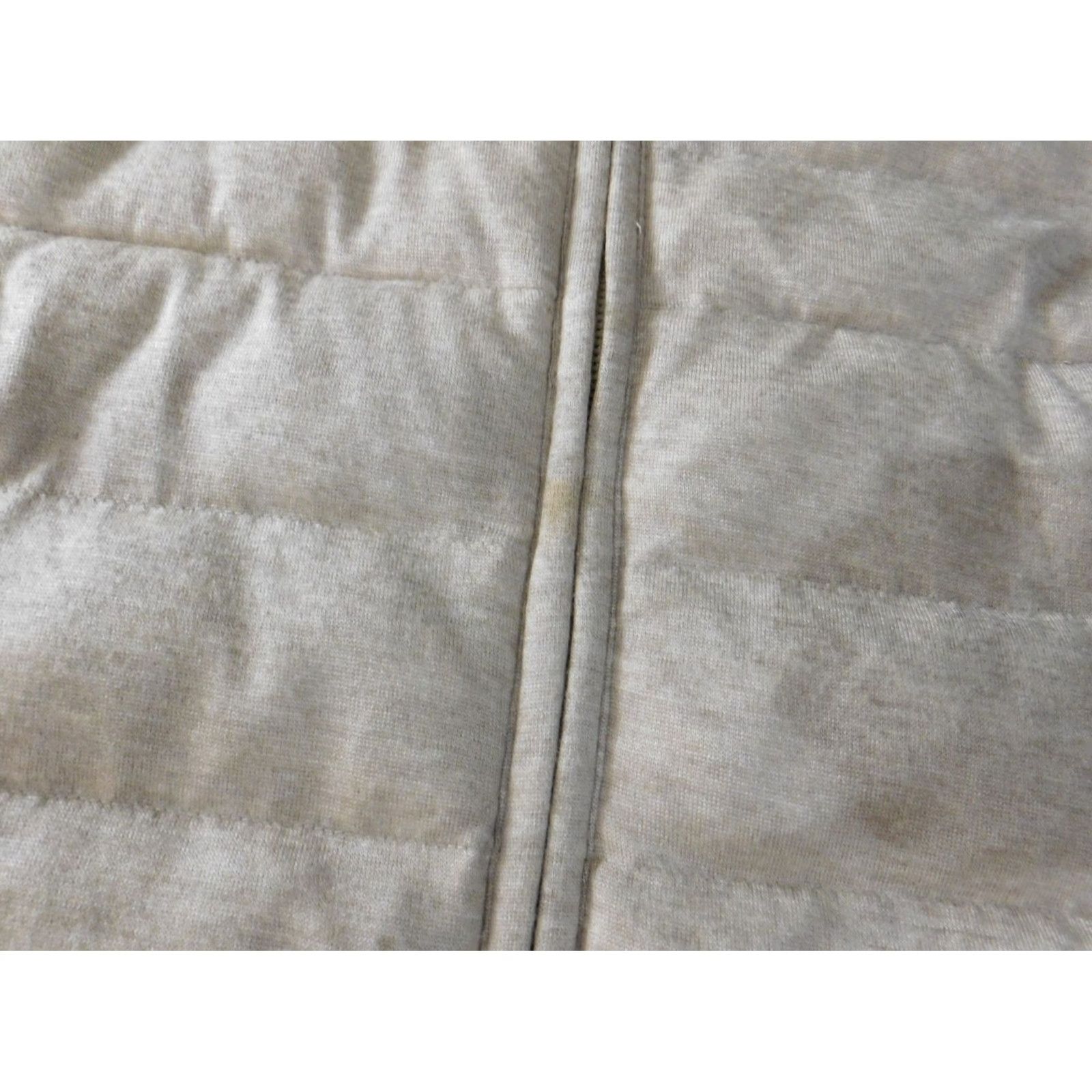 Gap Gap Vest Medium Beige Zip Classic Outdoors Puffer Wool Acrylic - Women, M, Sleeveless, Mid-Length, Solid, Peanuts Theme, Casual Outdoor Jacket Vest Size M / US 6-8 / IT 42-44 - 3 Thumbnail