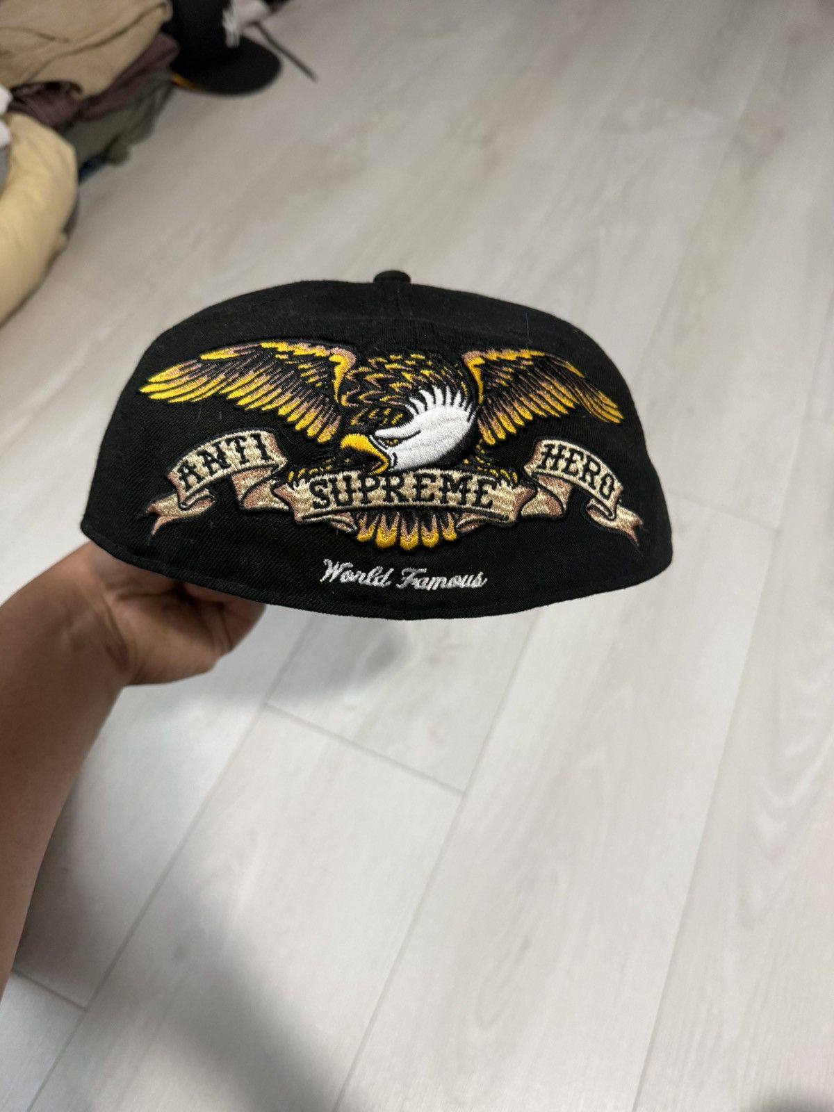 Supreme Supreme x anti-Hero fitted 7 5/8 Size ONE SIZE - 1 Thumbnail