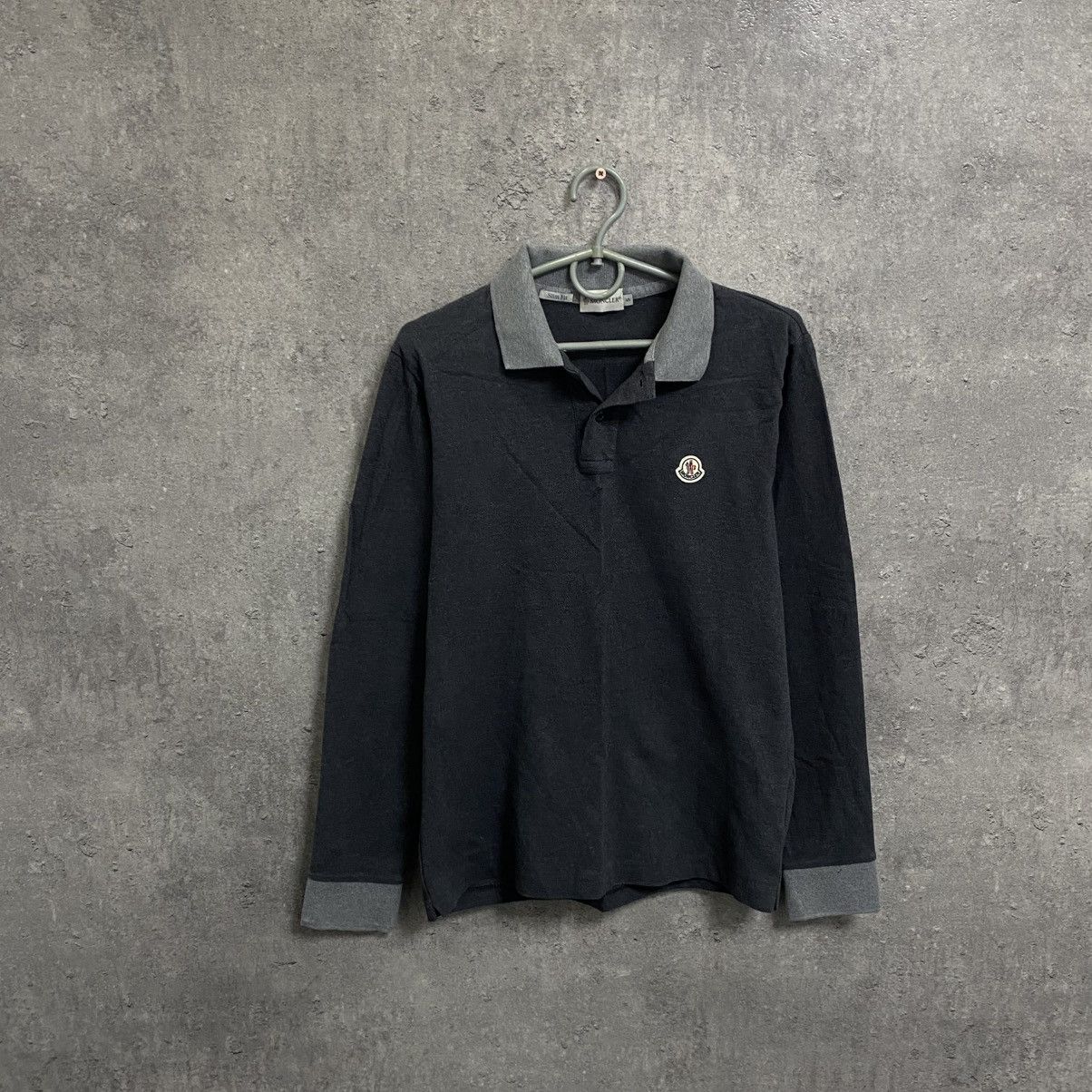 Moncler Moncler Polo Long Sleeve Size US S / EU 44-46 / 1 - 1 Thumbnail