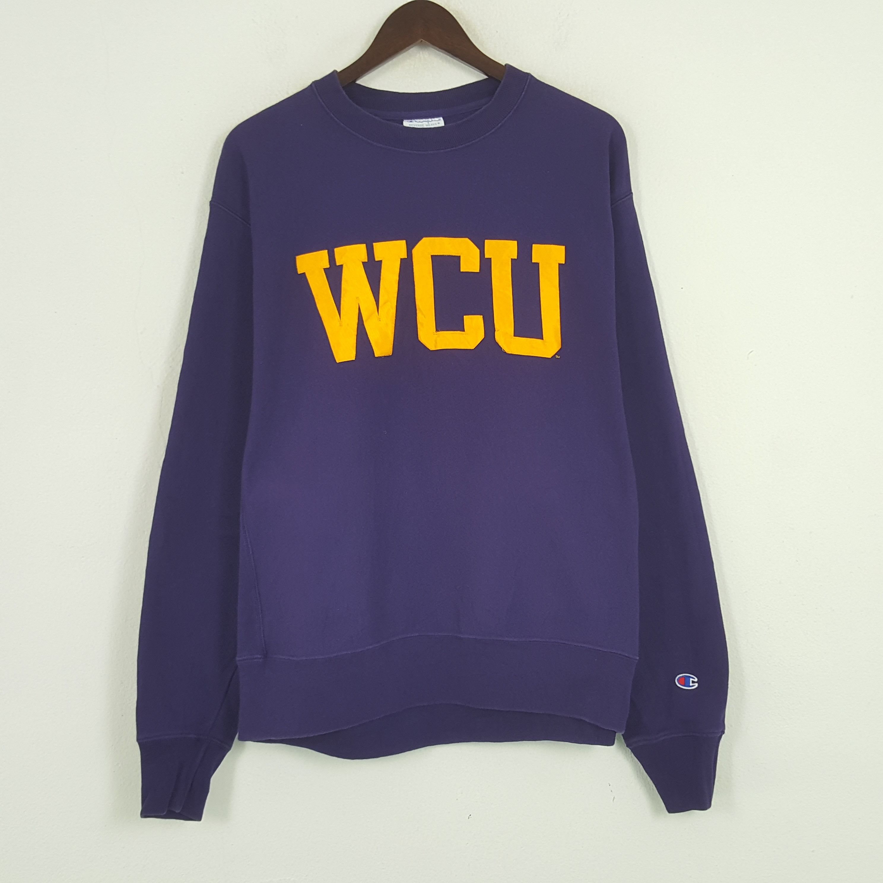 Champion × Vintage Vintage Champion x WCU Spell Out Sweatshirt Size US L / EU 52-54 / 3 - 1 Thumbnail