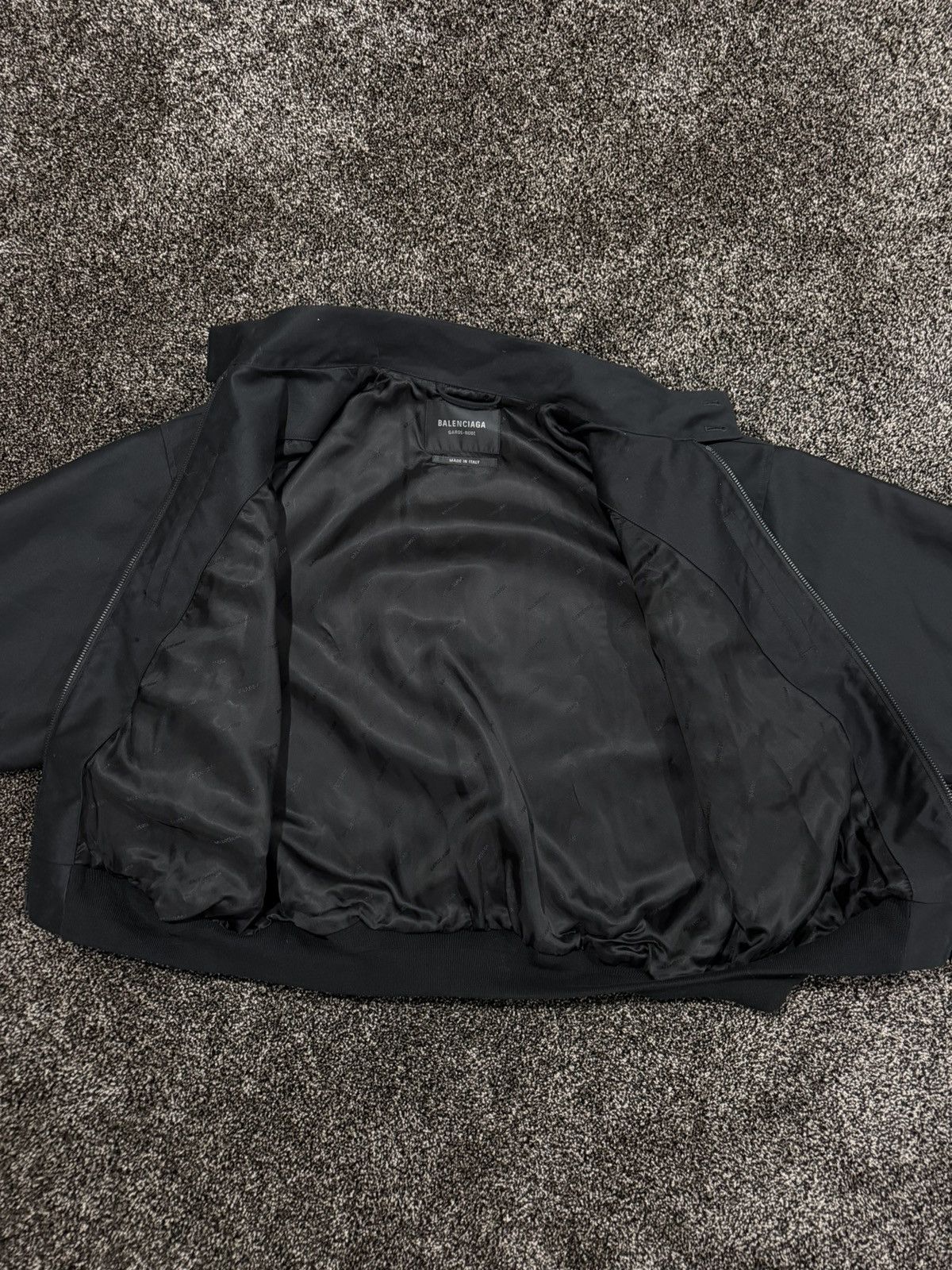 Balenciaga Balenciaga Demna Oversize Cotton-Shell Black Basebal Jacket Size US M / EU 48-50 / 2 - 11 Thumbnail