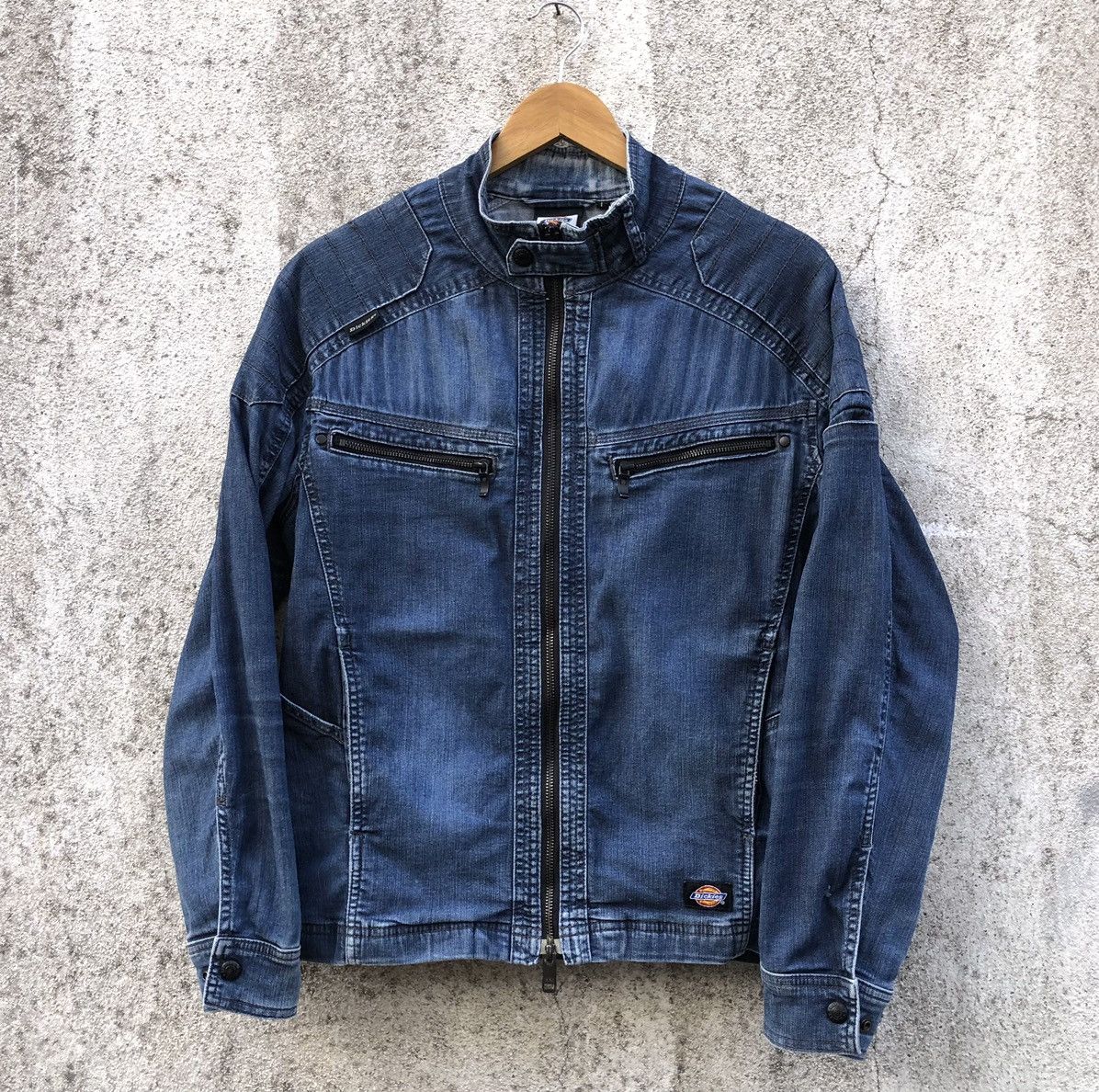 Dickies Dickies Stretch Silky Denim Work / Bikers Jacket Size US L / EU 52-54 / 3 - 9 Thumbnail
