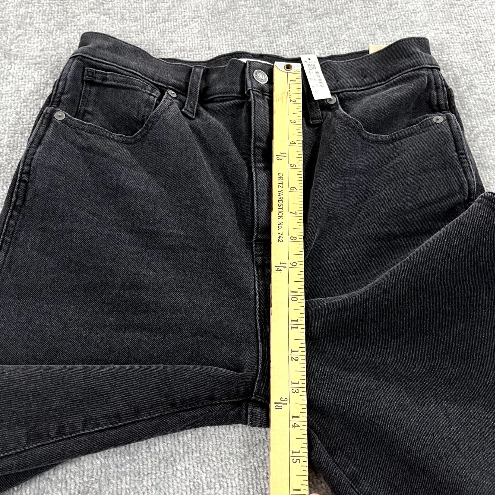 Madewell MADEWELL Jeans Womens 29 x 33" Charcoal Gray High Rise Flare Denim Pants NEW Size 29" - 6 Thumbnail