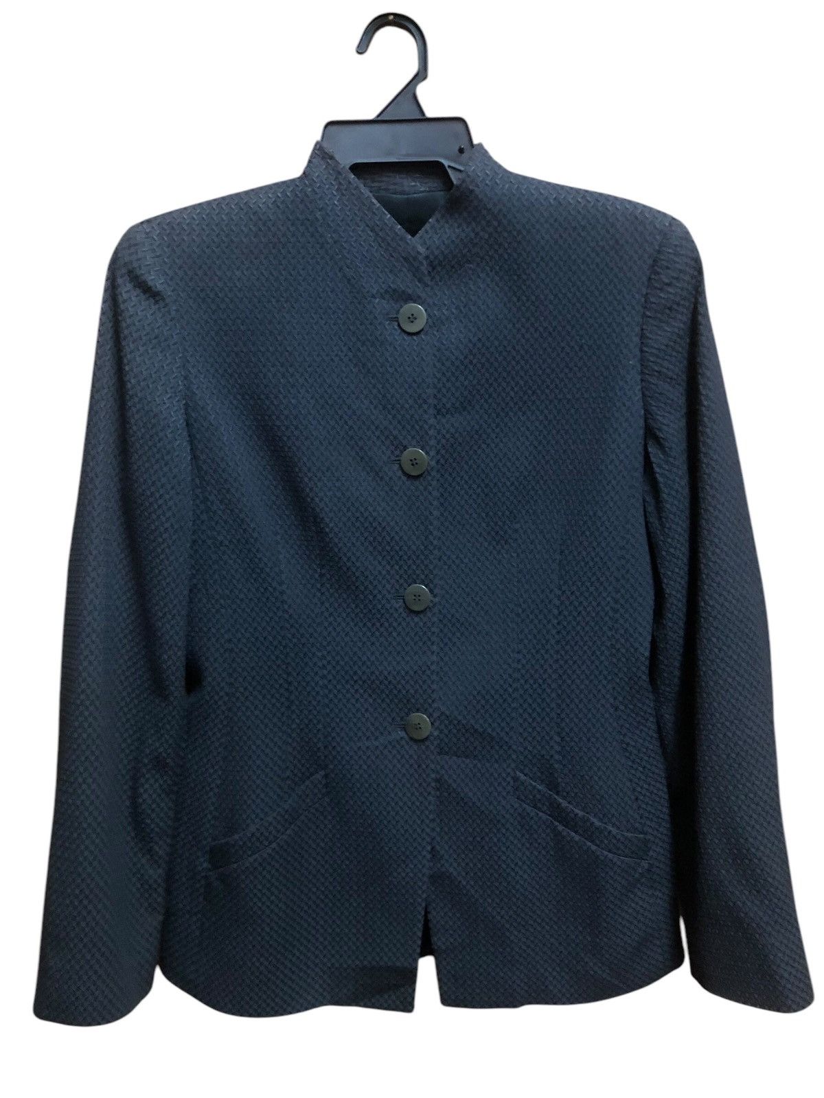 Giorgio Armani Giorgio Armani Mandarin Collared Jacket Size S / US 4 / IT 40 - 1 Thumbnail