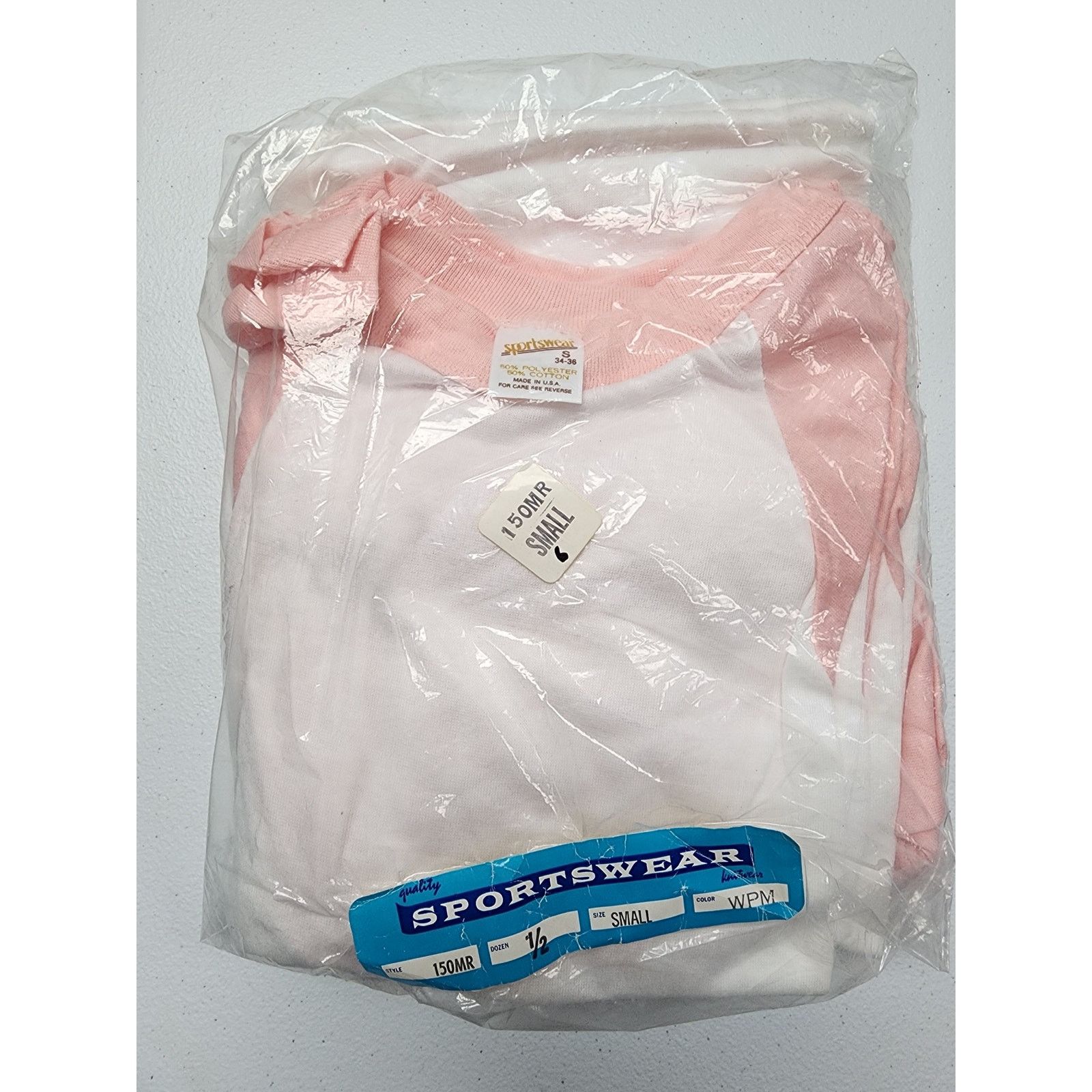 Other 80s Vintage Pink White Cropped Tee Sportswear Made in USA S Size S / US 4 / IT 40 - 8 Thumbnail