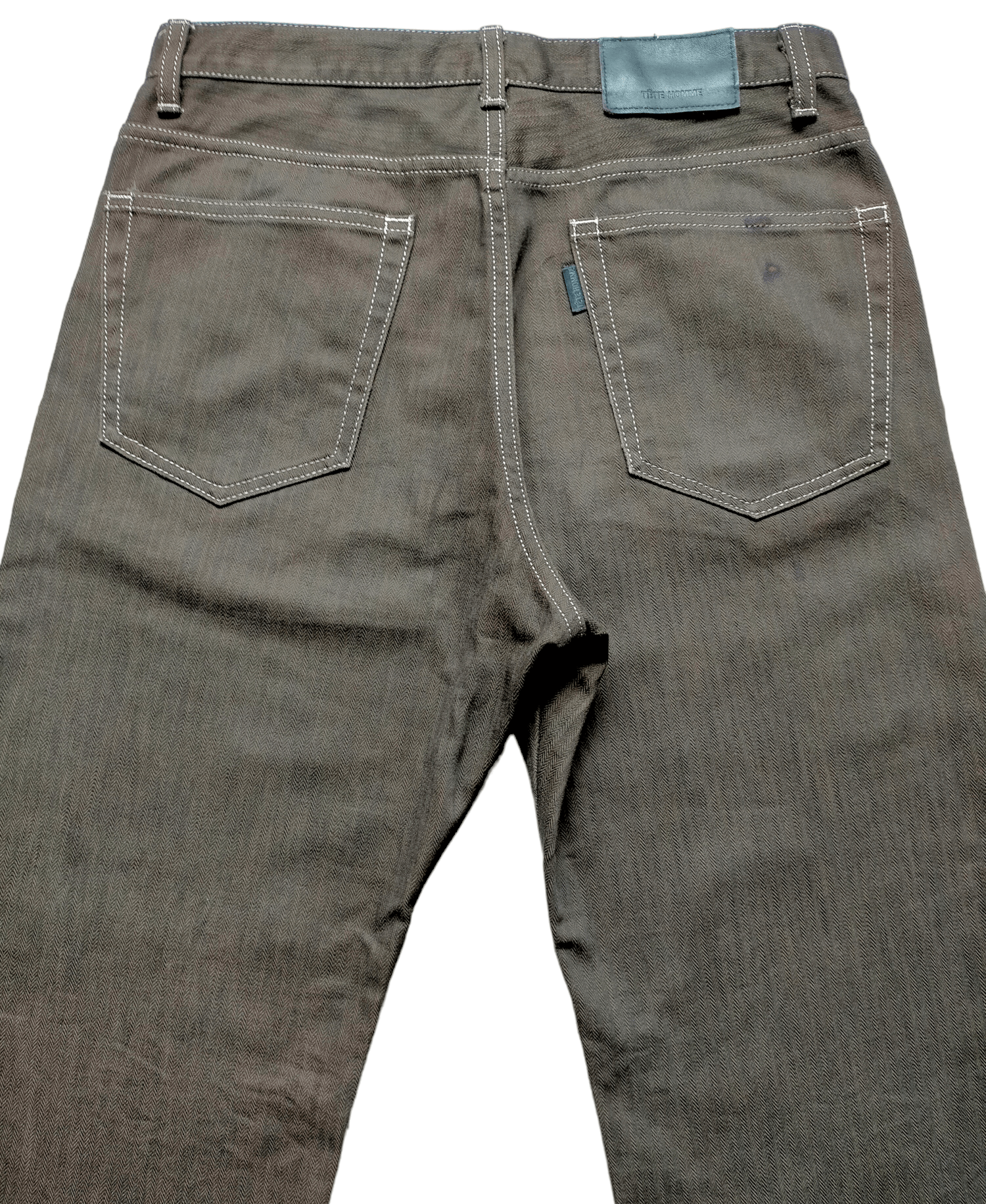 Issey Miyake × Japanese Brand Tete Homme Issey Miyake Stripe Jeans Size US 28 / EU 44 - 8 Thumbnail