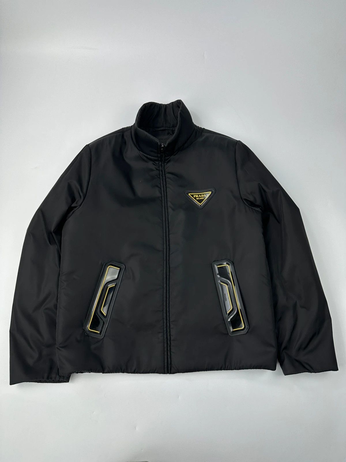 Prada Prada Milano FW2020 Black Padded Re-Nylon Jacket Size US L / EU 52-54 / 3 - 1 Thumbnail