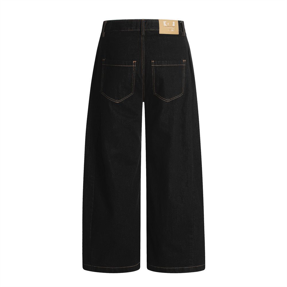 Japanese Brand × Vintage American washed retro personality silhouette wide-leg jeans Size US 32 / EU 48 - 3 Thumbnail