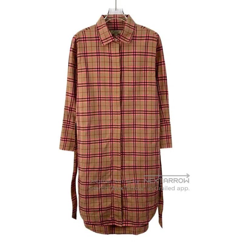 Burberry Color Block Cotton Dress for Women.