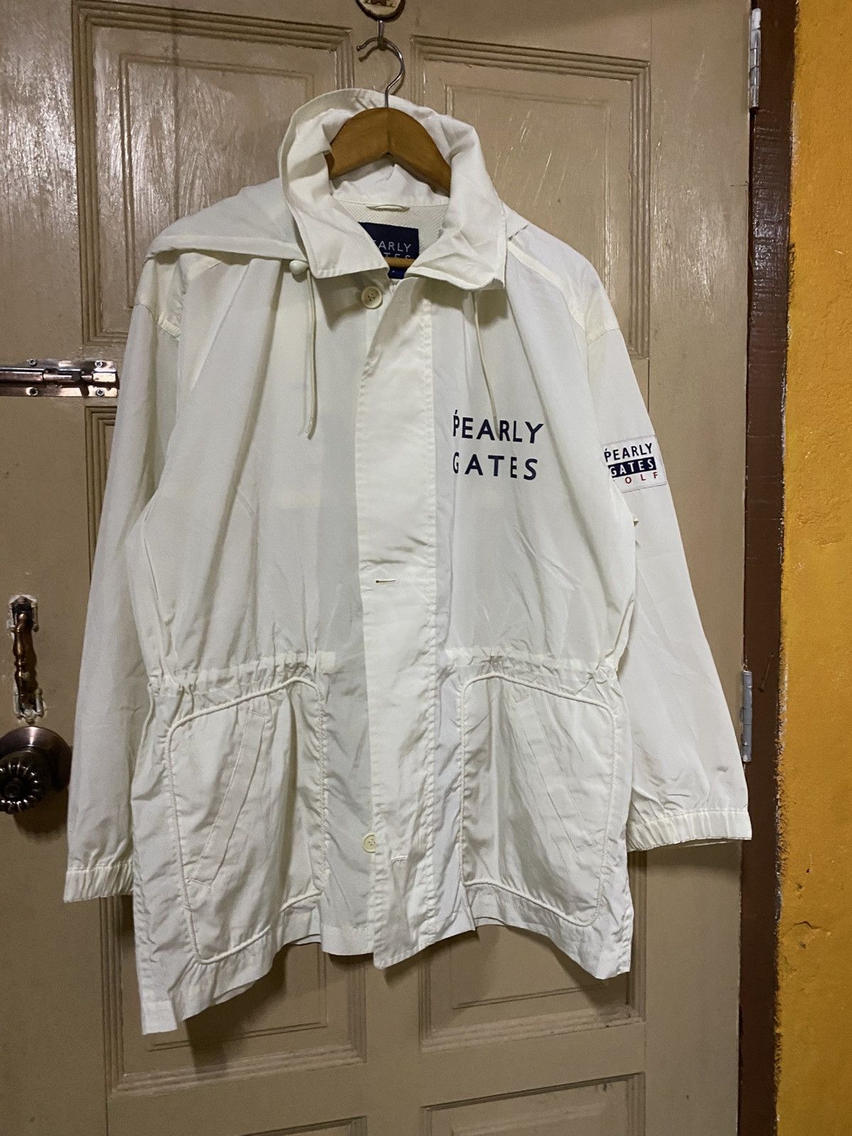 Vintage Vintage Pearly Gates Golf Hooded Jacket White Japan Style Size US S / EU 44-46 / 1 - 5 Thumbnail