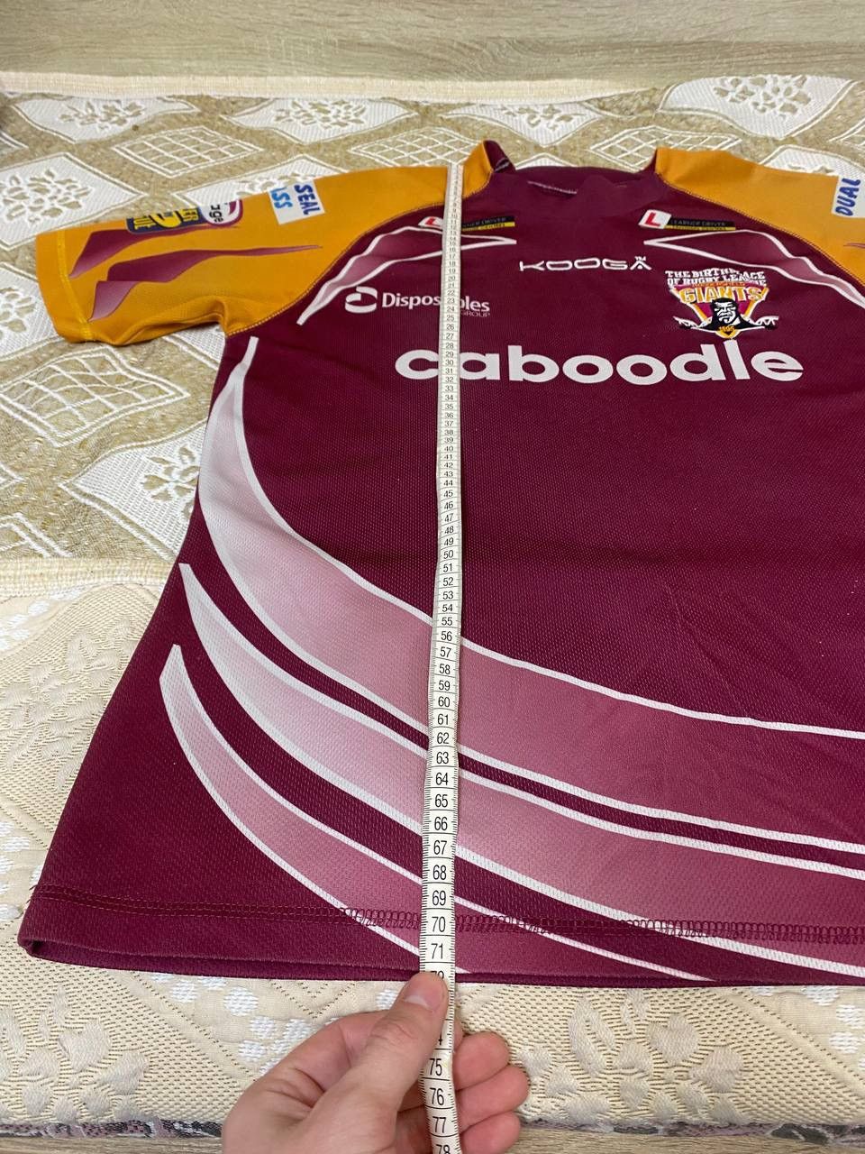 Vintage 🔥 Huddersfield Giants KooGa Rugby England Jersey T Shirt Size US M / EU 48-50 / 2 - 15 Thumbnail