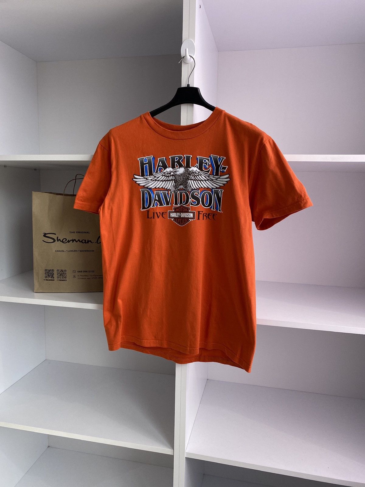 Harley Davidson × Vintage Vintage Harley Davidson short sleeve tee Size US L / EU 52-54 / 3 - 3 Thumbnail