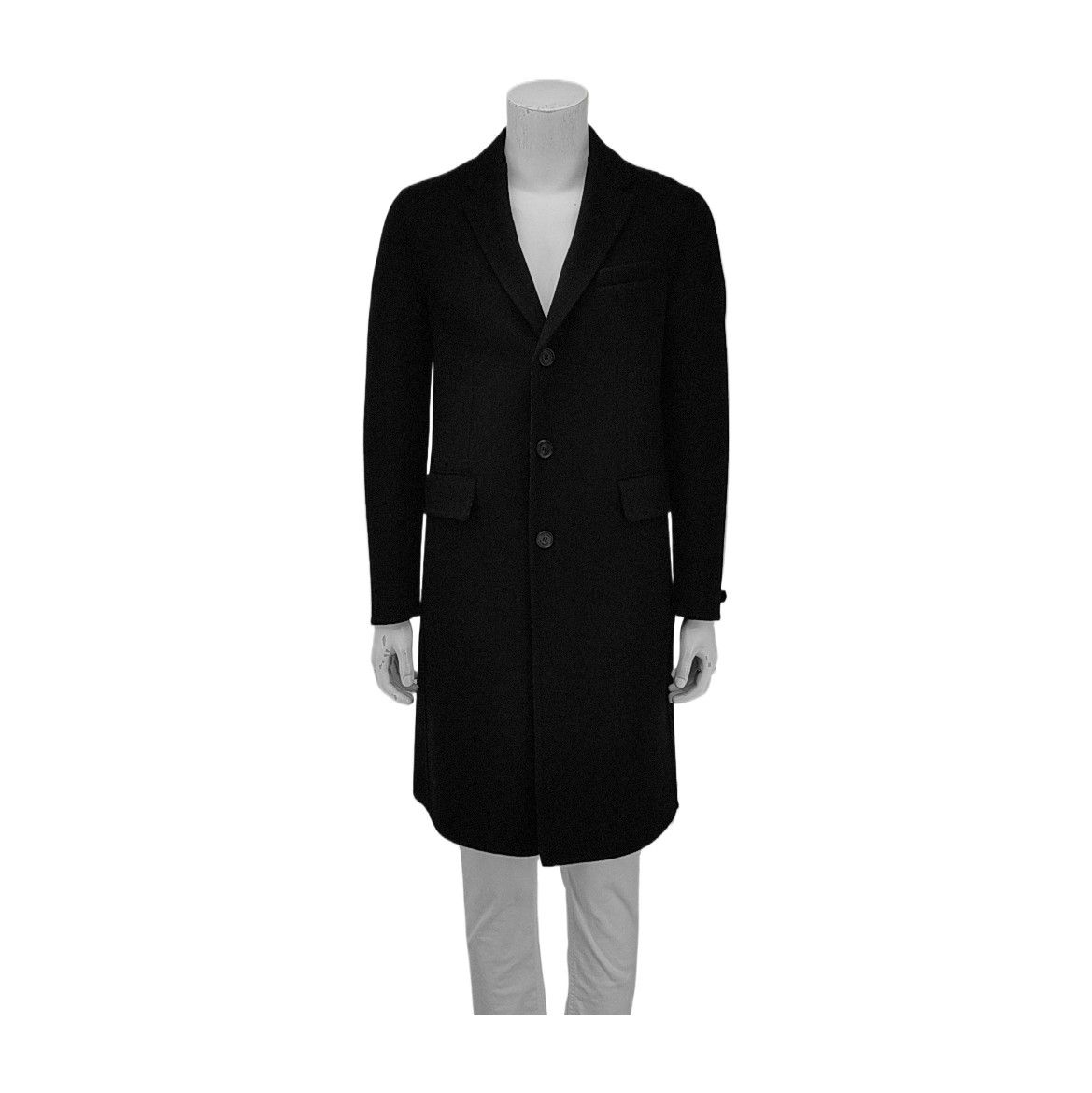 Burberry Burberry Black Wool Overcoat EU 48 Size US M / EU 48-50 / 2 - 1 Thumbnail
