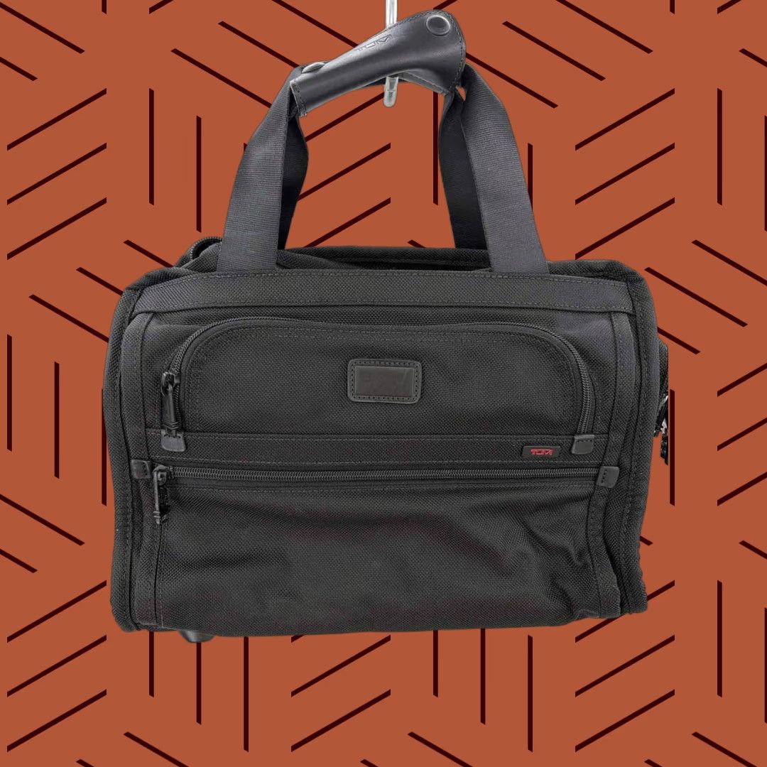 Vintage Pre-Owned Tumi Black Travel Bag, Women's
