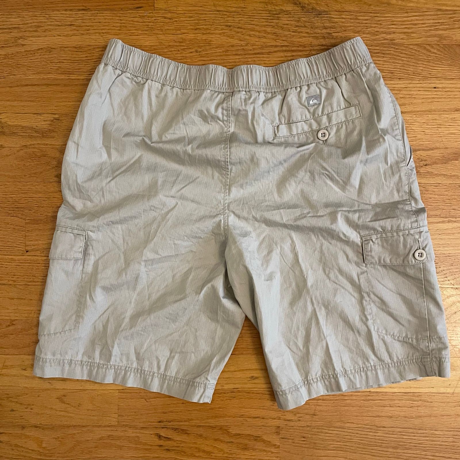 Quiksilver Deadstock Y2K Quiksilver Cargo Shorts Khaki Tan Size L Size US 34 / EU 50 - 2 Thumbnail