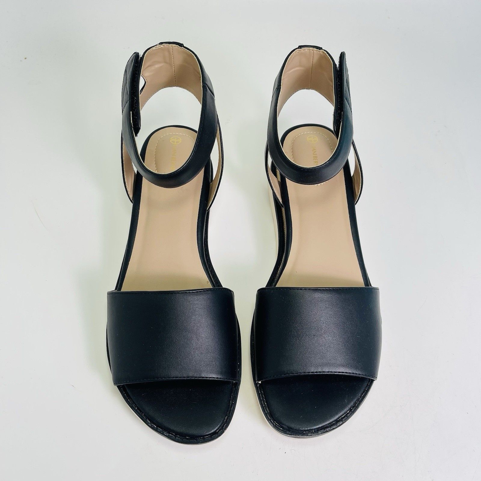 Giani Bernini Giani Bernini Constancia Memory Foam Ankle Strap Wedge Sand Size US 10 / IT 40 - 2 Thumbnail