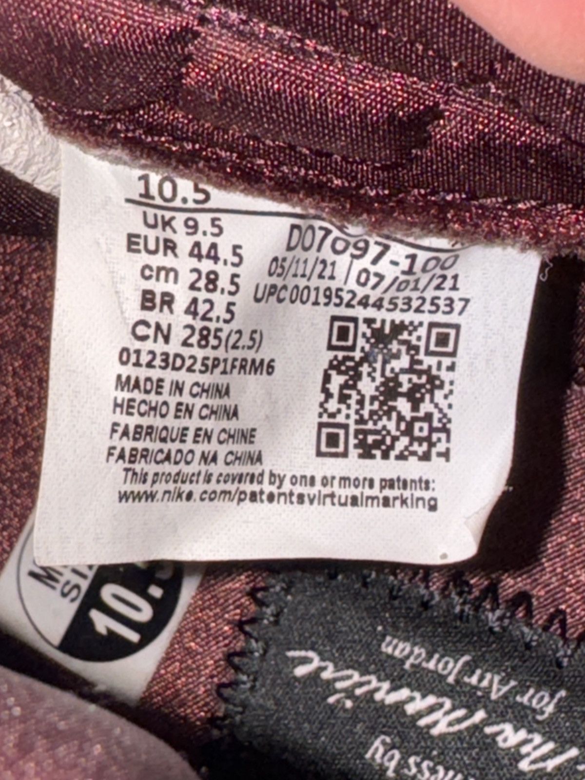 A Ma Maniere × Jordan Brand A Ma Maniere X Air Jordan 1 High OG - Airness Size US 10.5 / EU 43-44 - 8 Thumbnail