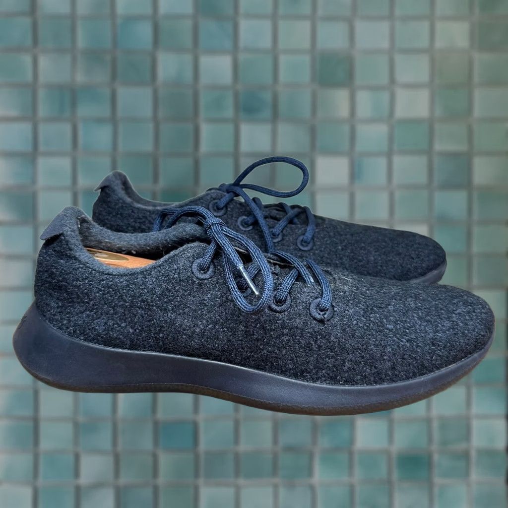 Allbirds Allbirds Wool Runners Sneakers Mens 11 Navy Blue  display picture 1