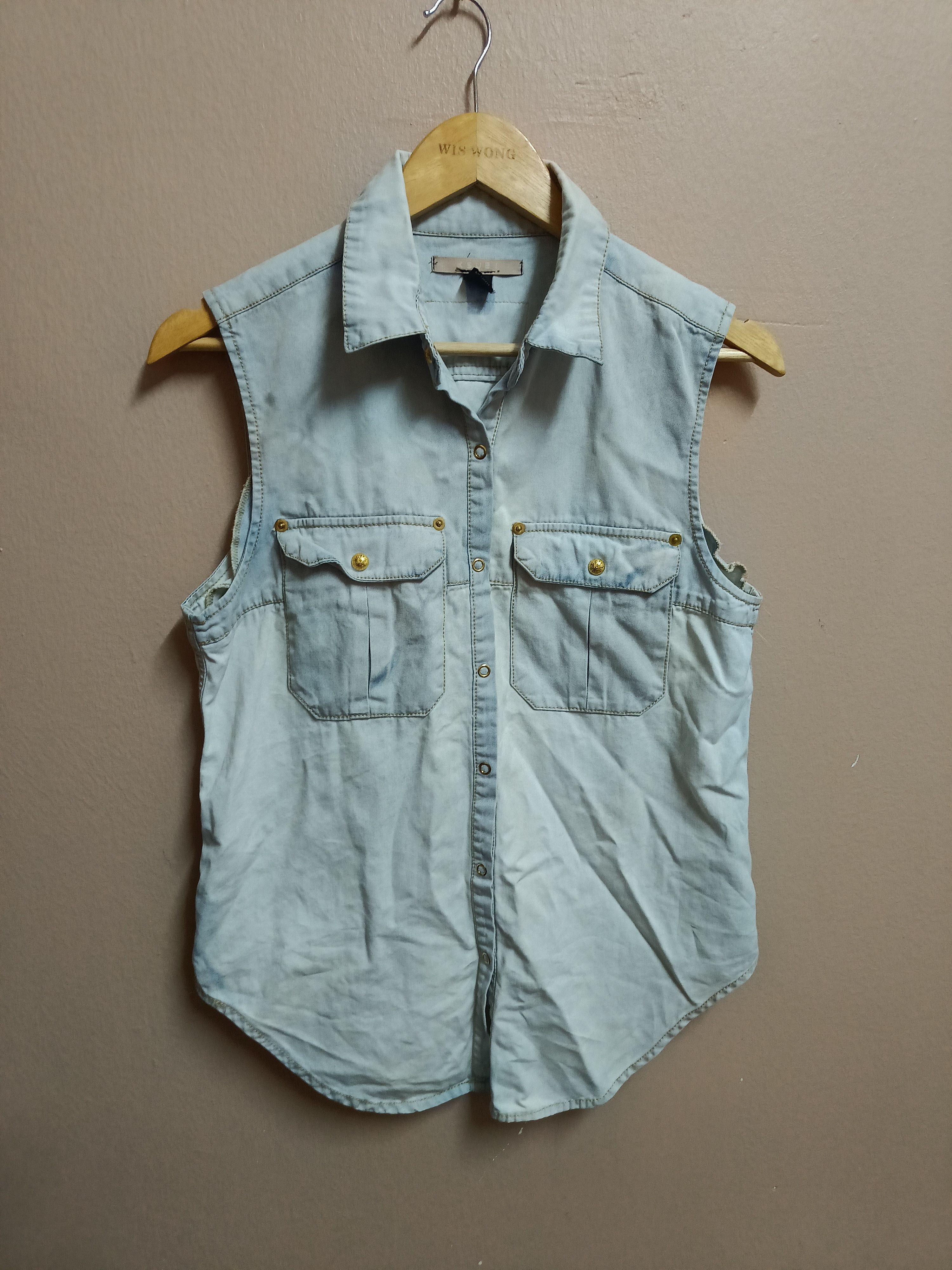 Ksubi Ksubi denim Sleeveless shirt Size US S / EU 44-46 / 1 - 1 Thumbnail