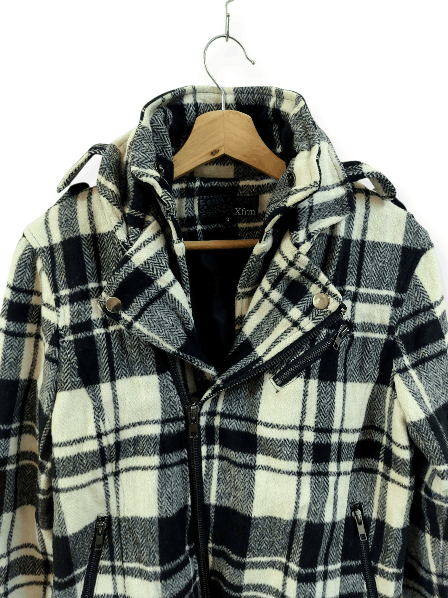 Designer Xfrm Multi Zipped Nova Check Jacket Size US M / EU 48-50 / 2 - 7 Thumbnail