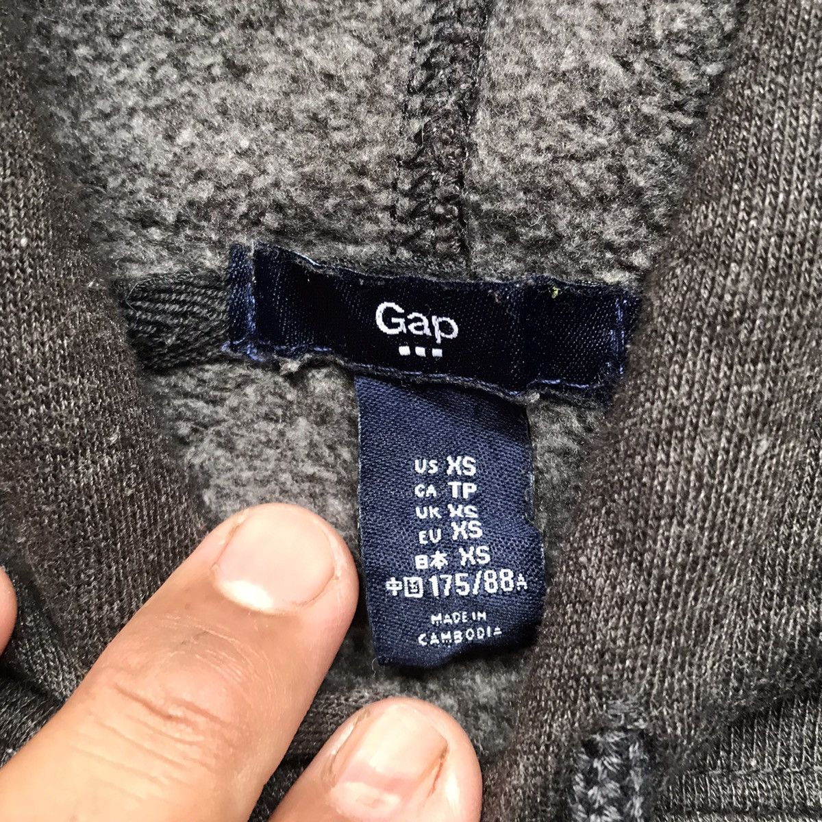 Gap × Japanese Brand Vintage Y2k Gap Flag USA hoodie Size US S / EU 44-46 / 1 - 9 Thumbnail