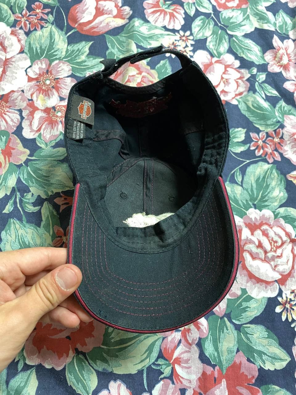 Other Vintage Harley Davidson Racing Flame Logo adjustable cap hat Size ONE SIZE - 10 Thumbnail