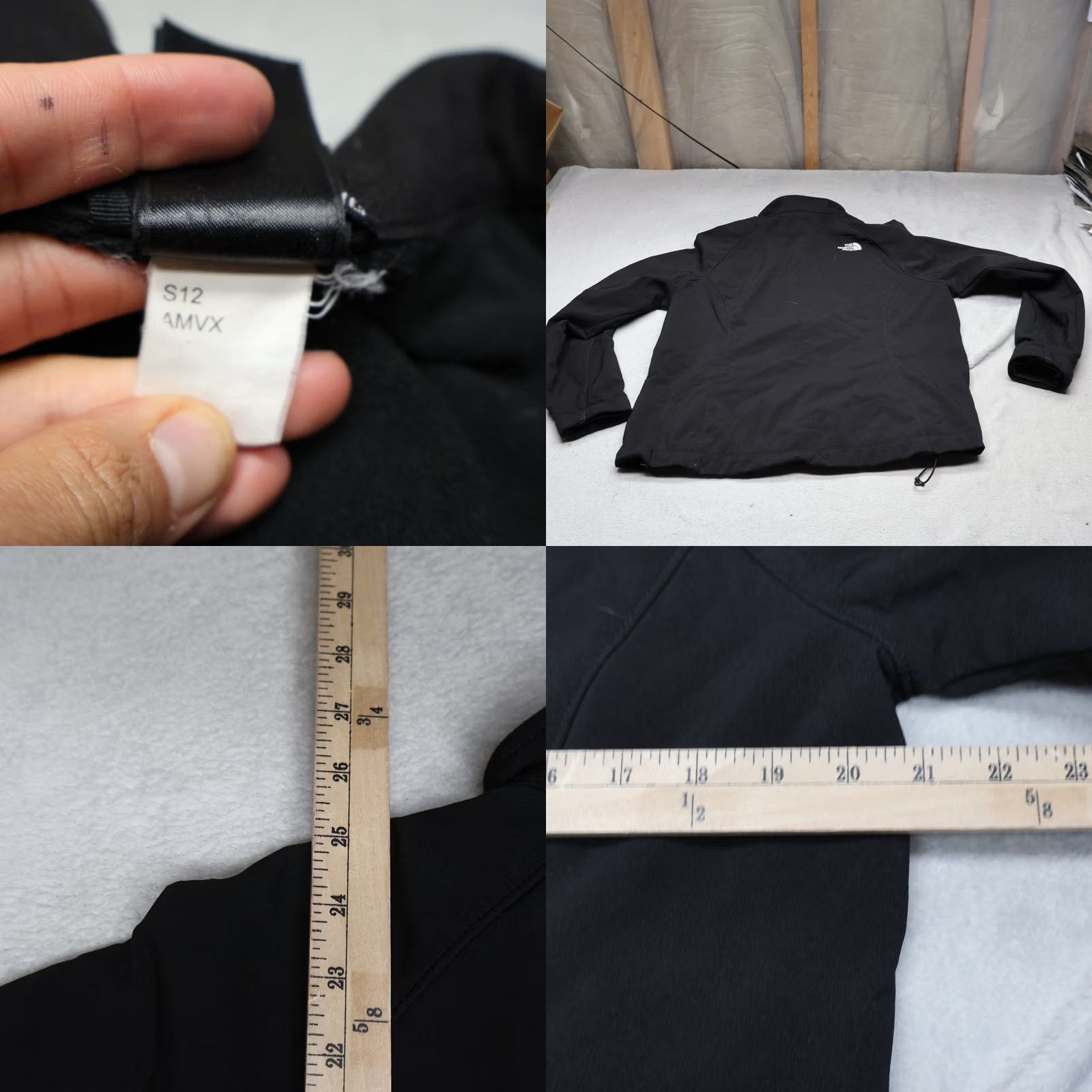 The North Face North Face Jacket Women XL BLK Softshell Wind Rain Full Zip Light Outdoor Hiking Size XL / US 12-14 / IT 48-50 - 8 Thumbnail