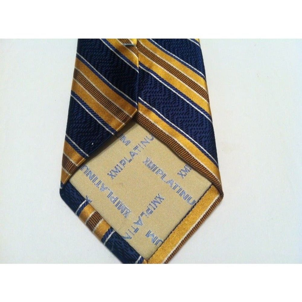 XMI Platinum XMI PLATINUM MEN'S NEW TIE WIDTH: 3 1/4" Size ONE SIZE - 4 Thumbnail