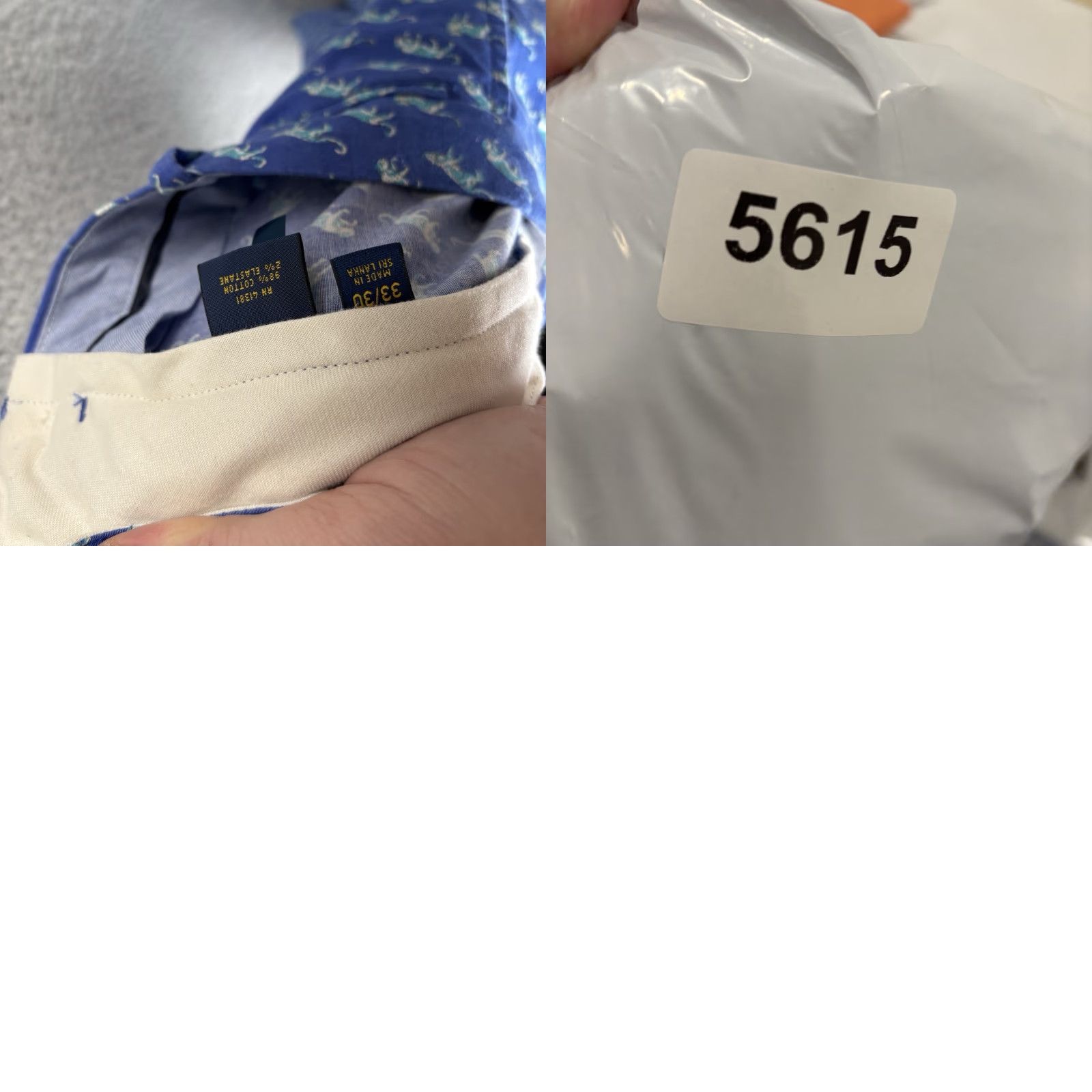 Polo Ralph Lauren Polo Ralph Lauren Pants Mens 36x30 Blue Leopard All Over Print Chino Flat Front Cotton Blend Regular Dickies? Size US M / EU 48-50 / 2 - 8 Thumbnail